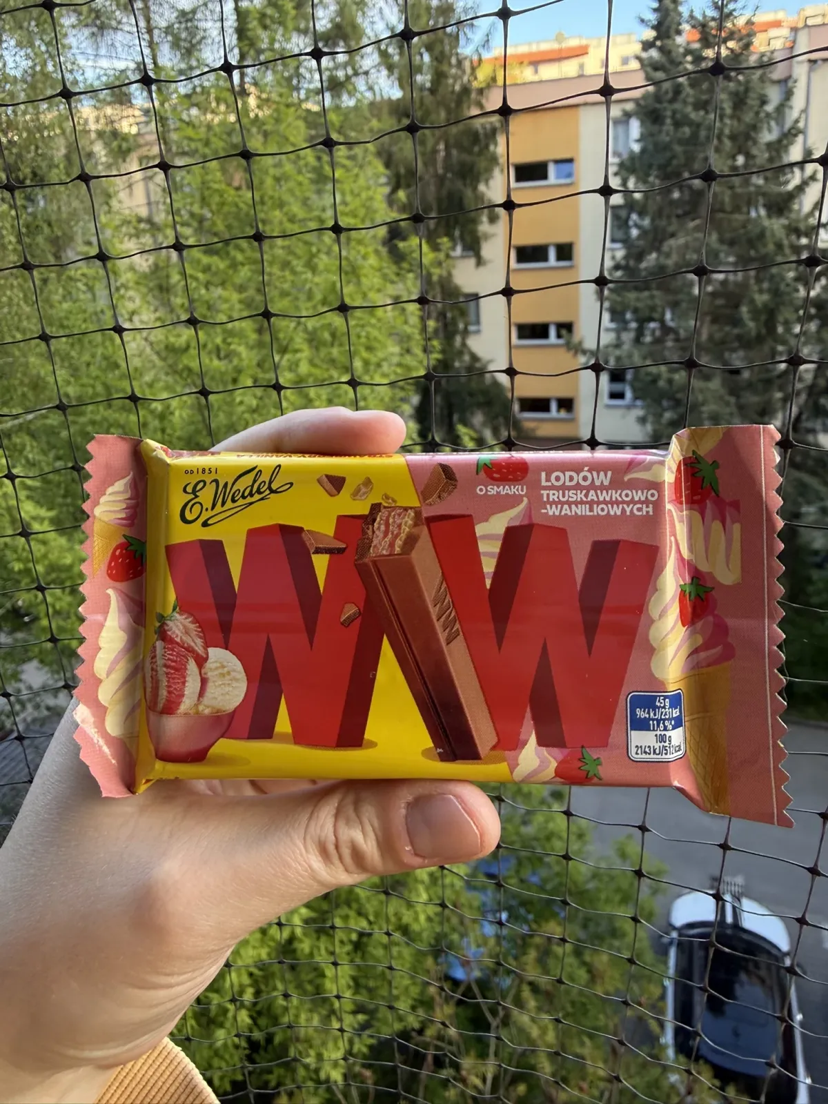 E.Wedel WW Lody Truskawkowo-Waniliowe | 45g