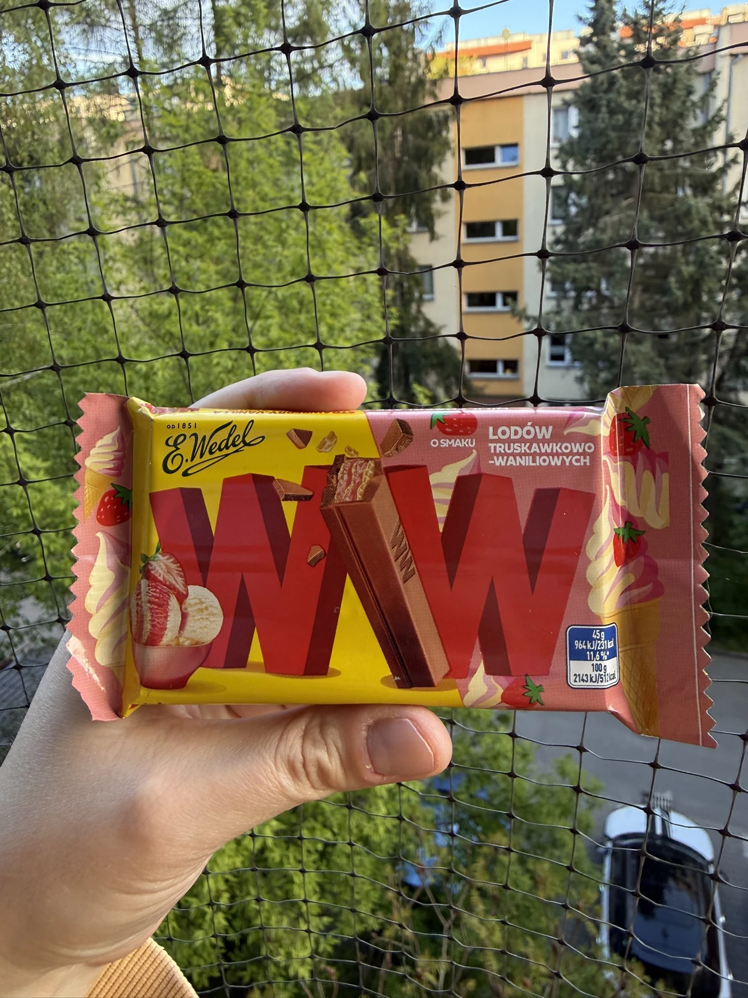 E.Wedel WW Lody Truskawkowo-Waniliowe | 45g