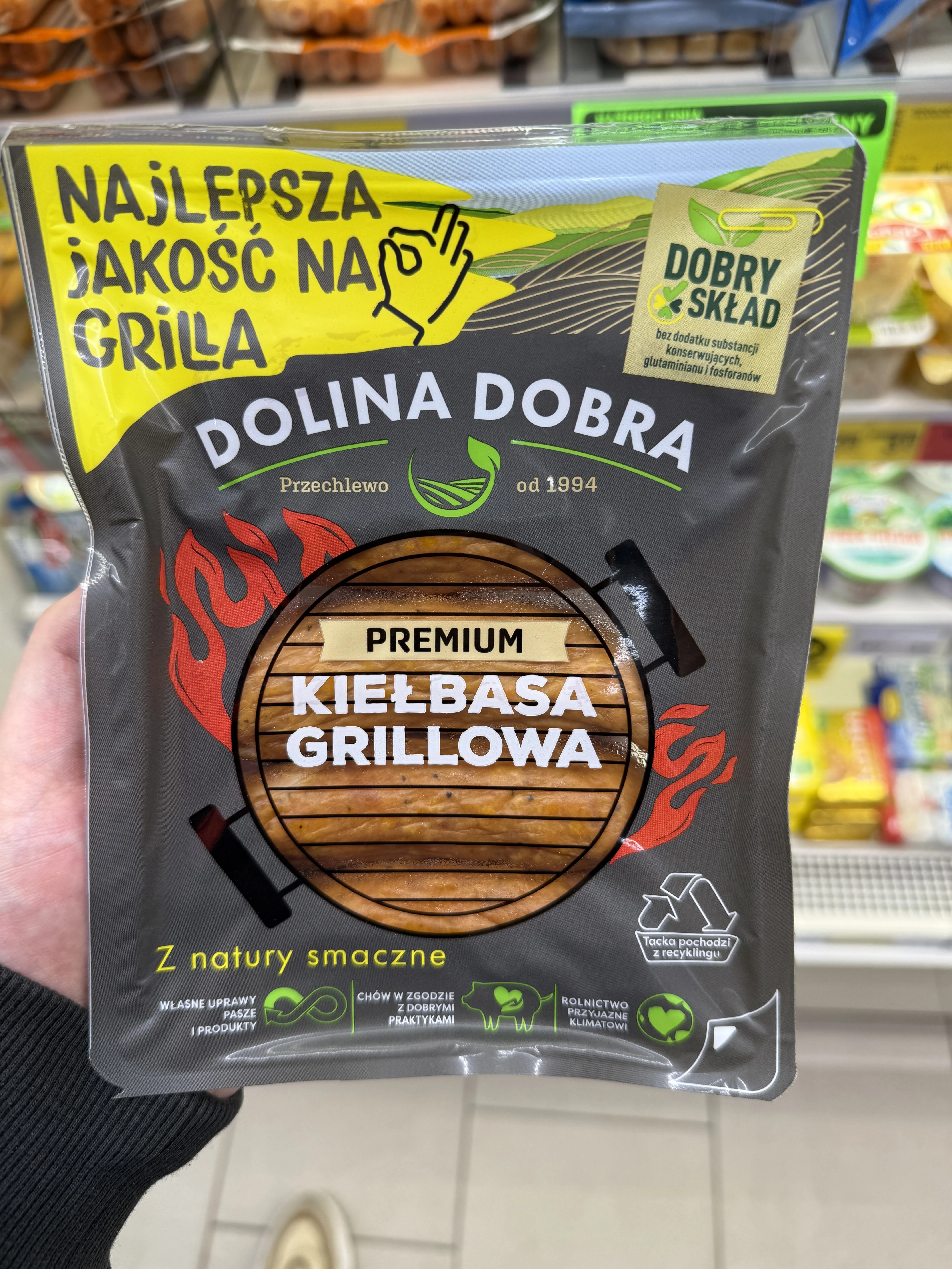 Dolina Dobra Kiełbasa Grillowa Premium | 320g