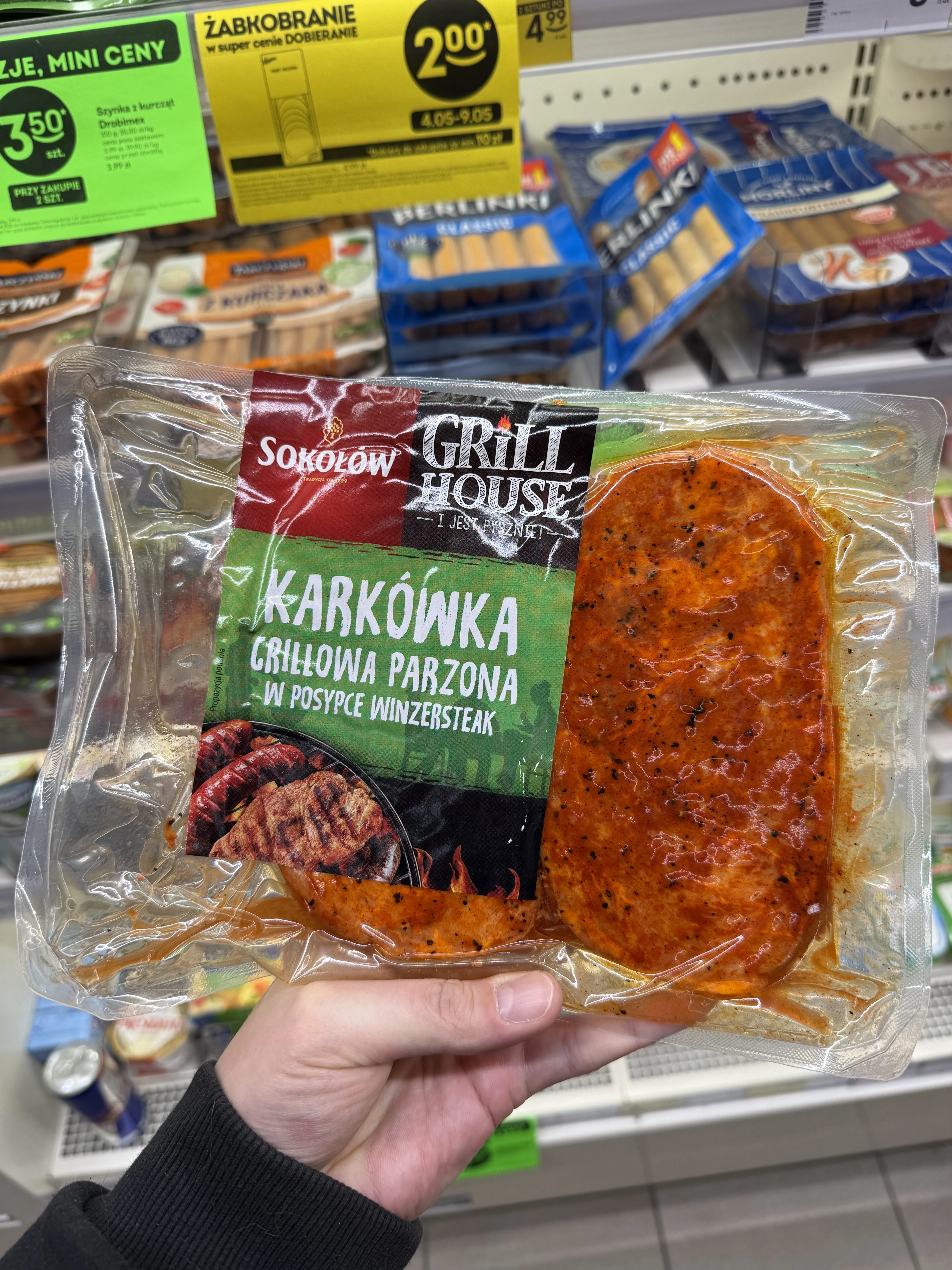 Sokołów Grill House Karkówka grillowa parzona w posypce winzersteak | 300g