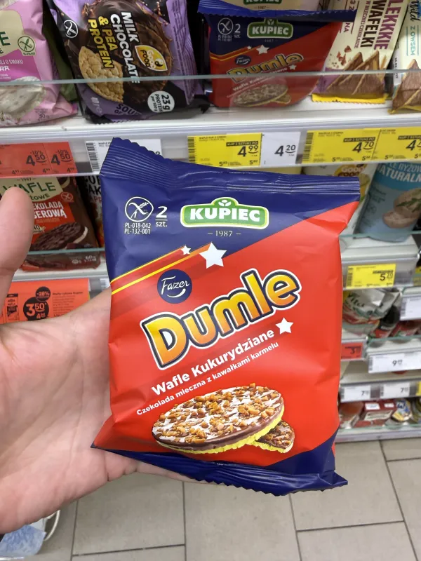 Kupiec Wafle Kukurydziane Dumle | 33g