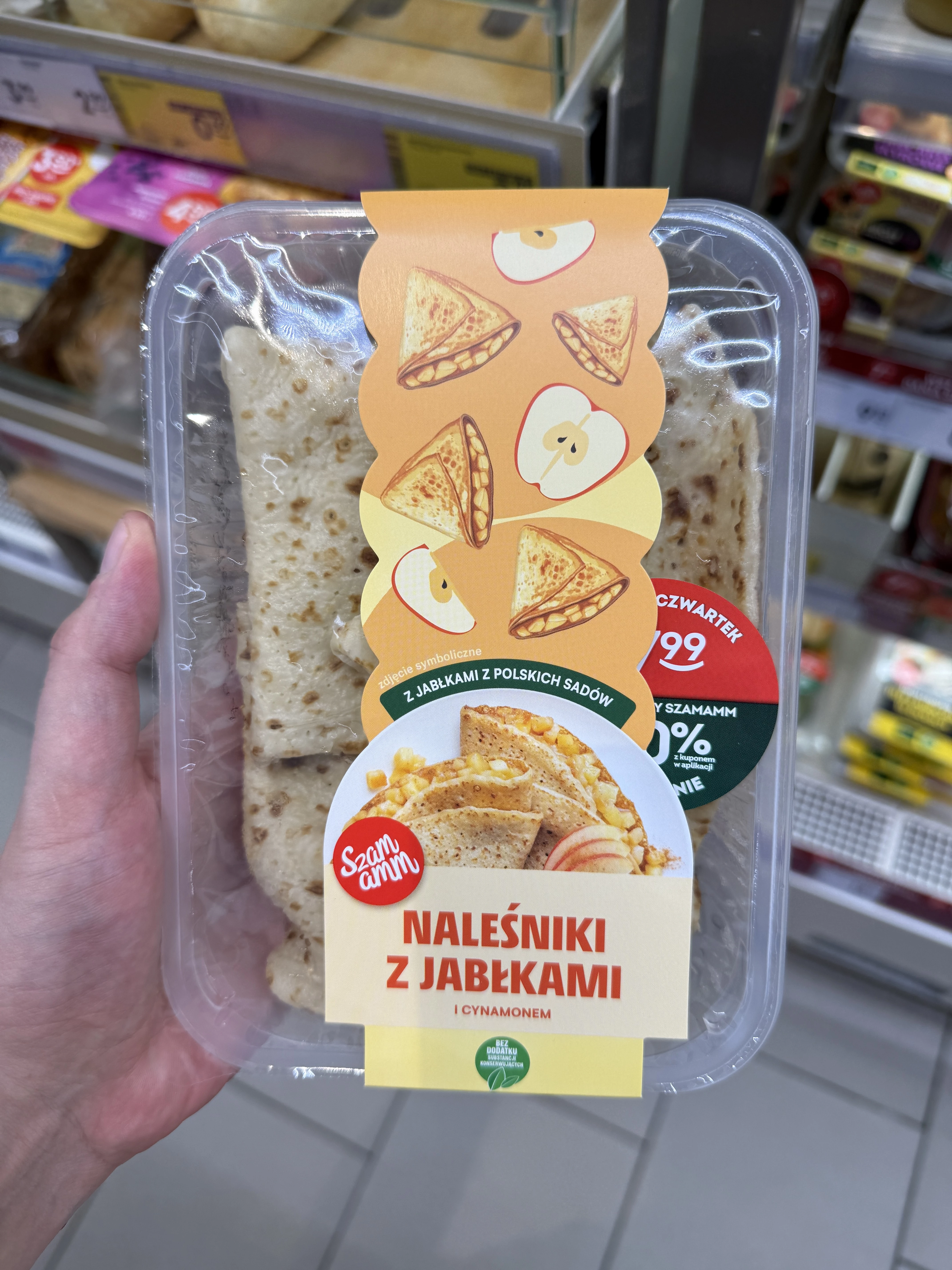 Naleśniki z jabłkami i cynamonem Szamamm | 300g