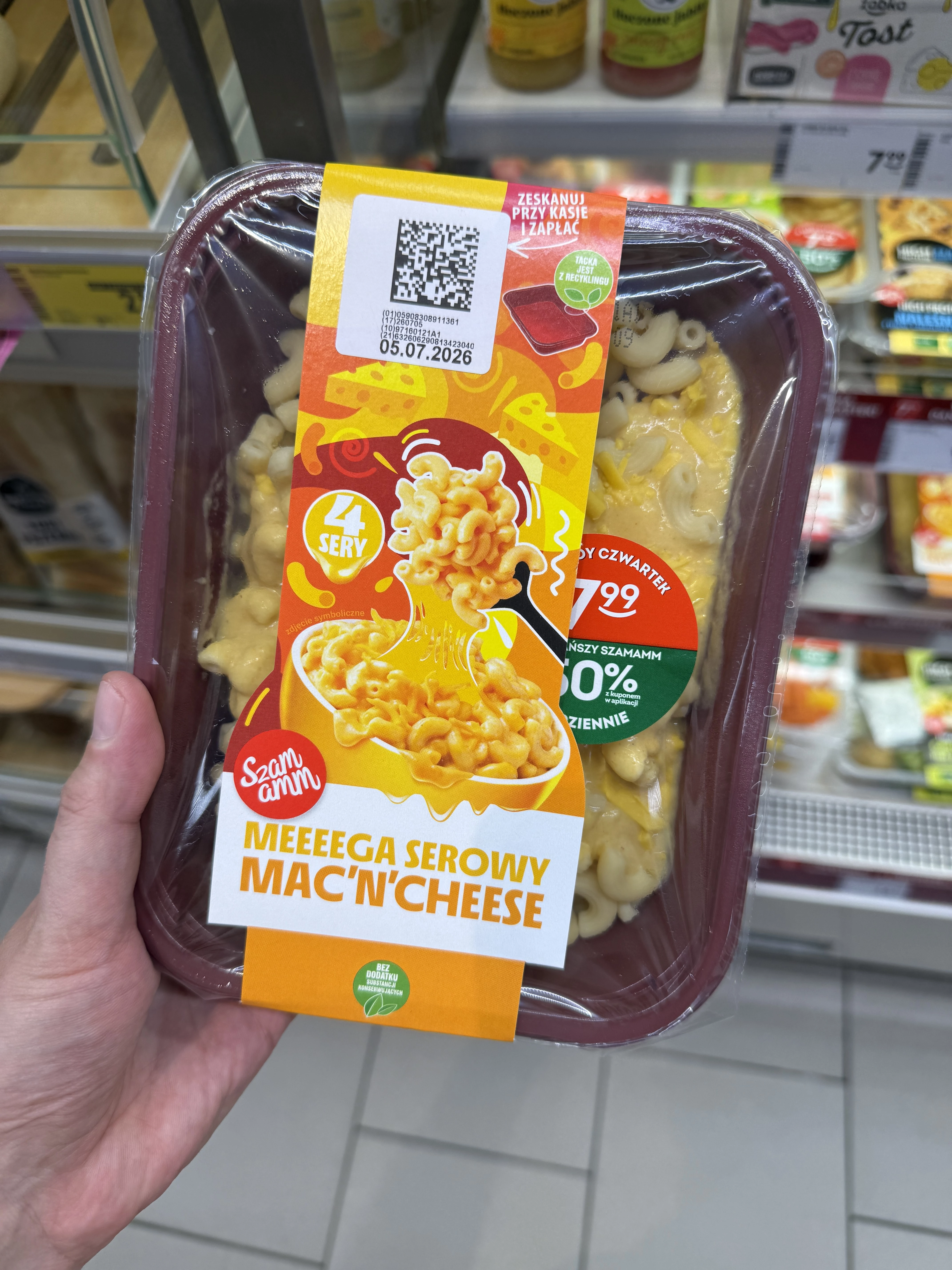 Meeeega serowy mac’n’cheese Szamamm | 400g