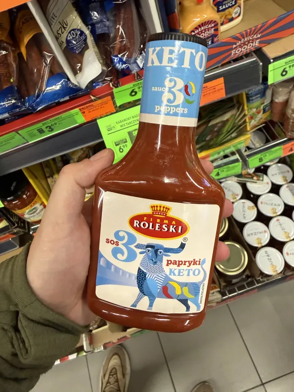 Roleski Sos 3 Papryki Keto | 320g