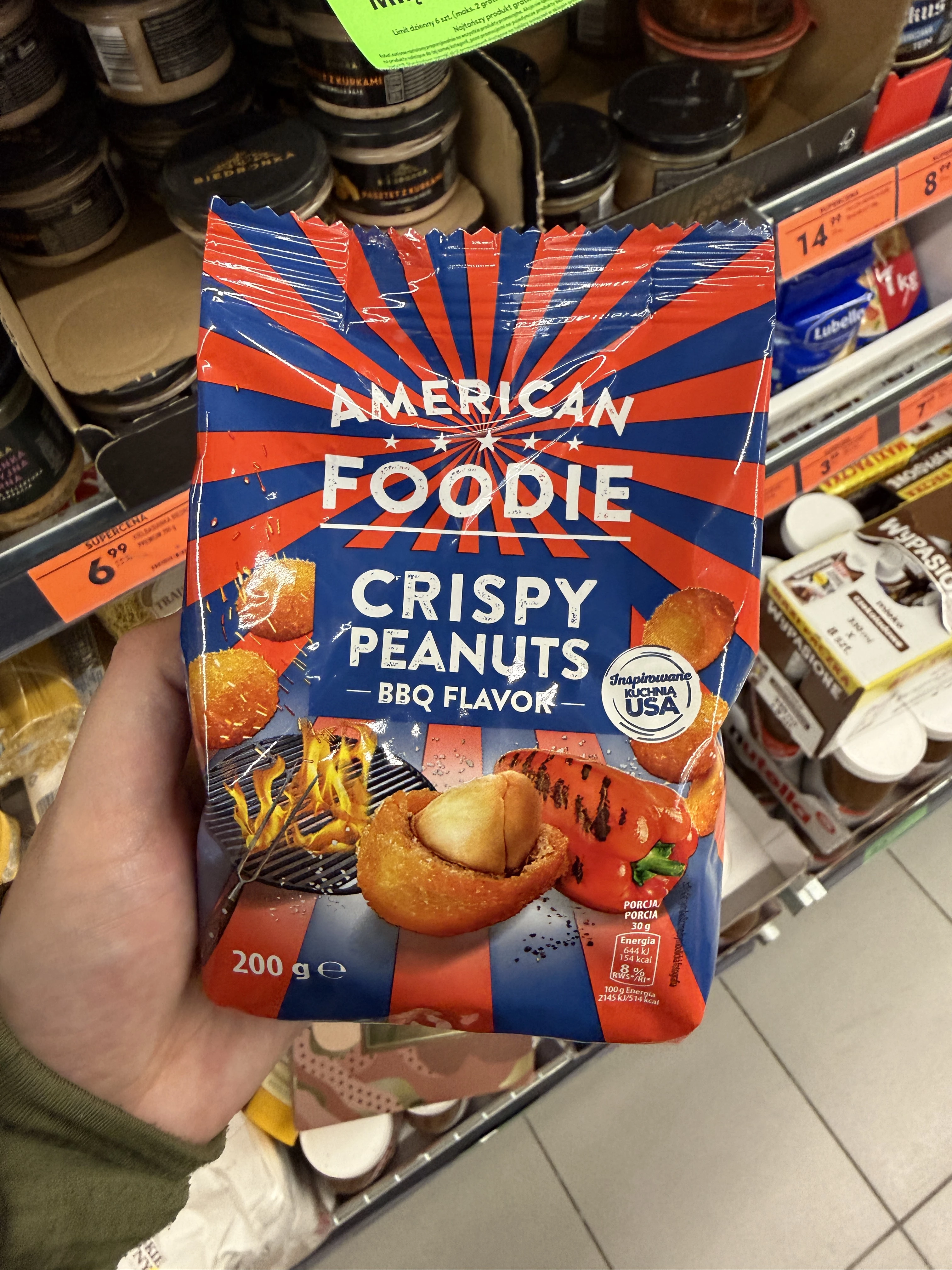 American Foodie Crispy Peanuts BBQ Flavor | 200g