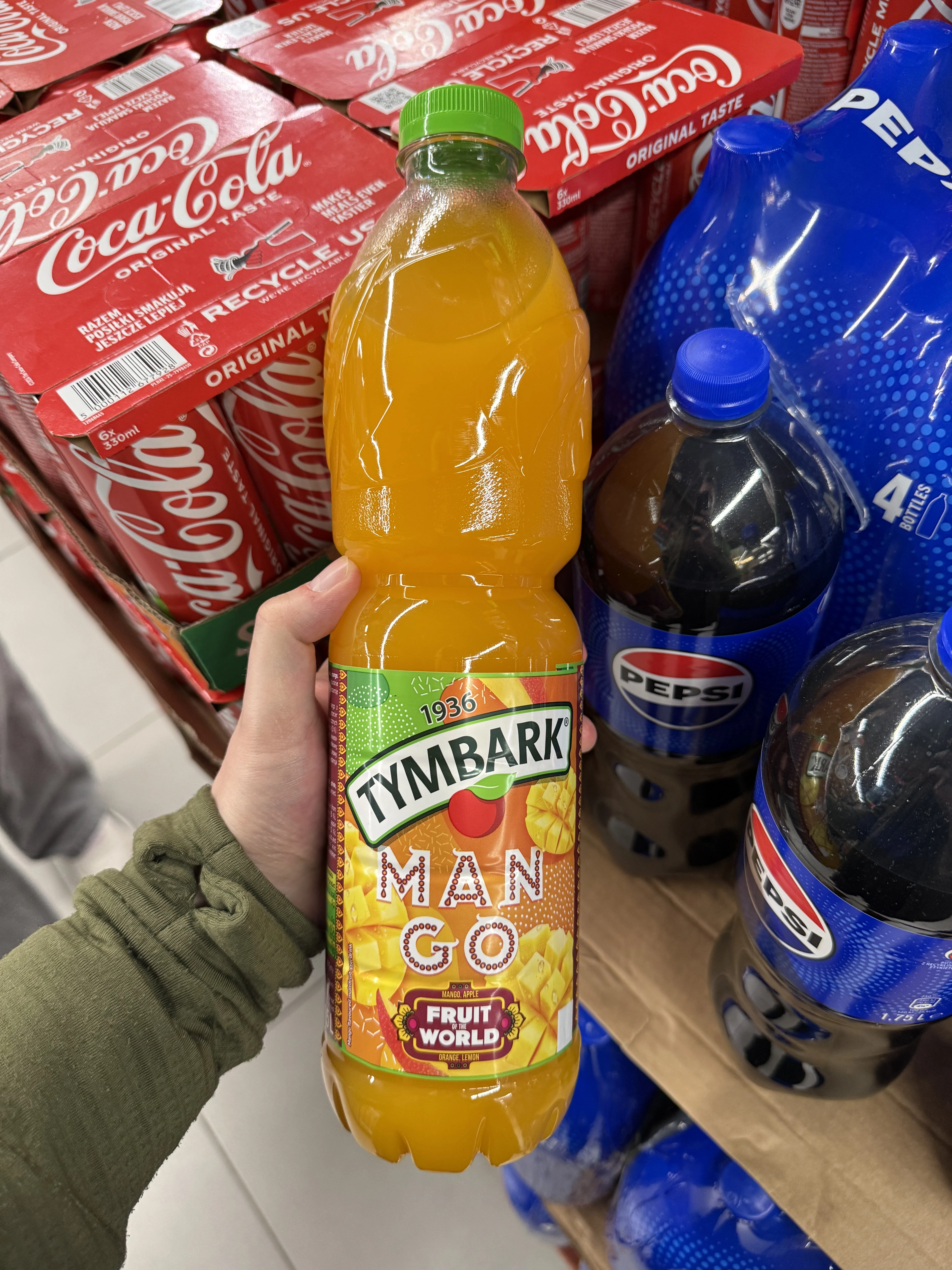 Tymbark Owoce Świata Napój wieloowocowy mango | 1500ml