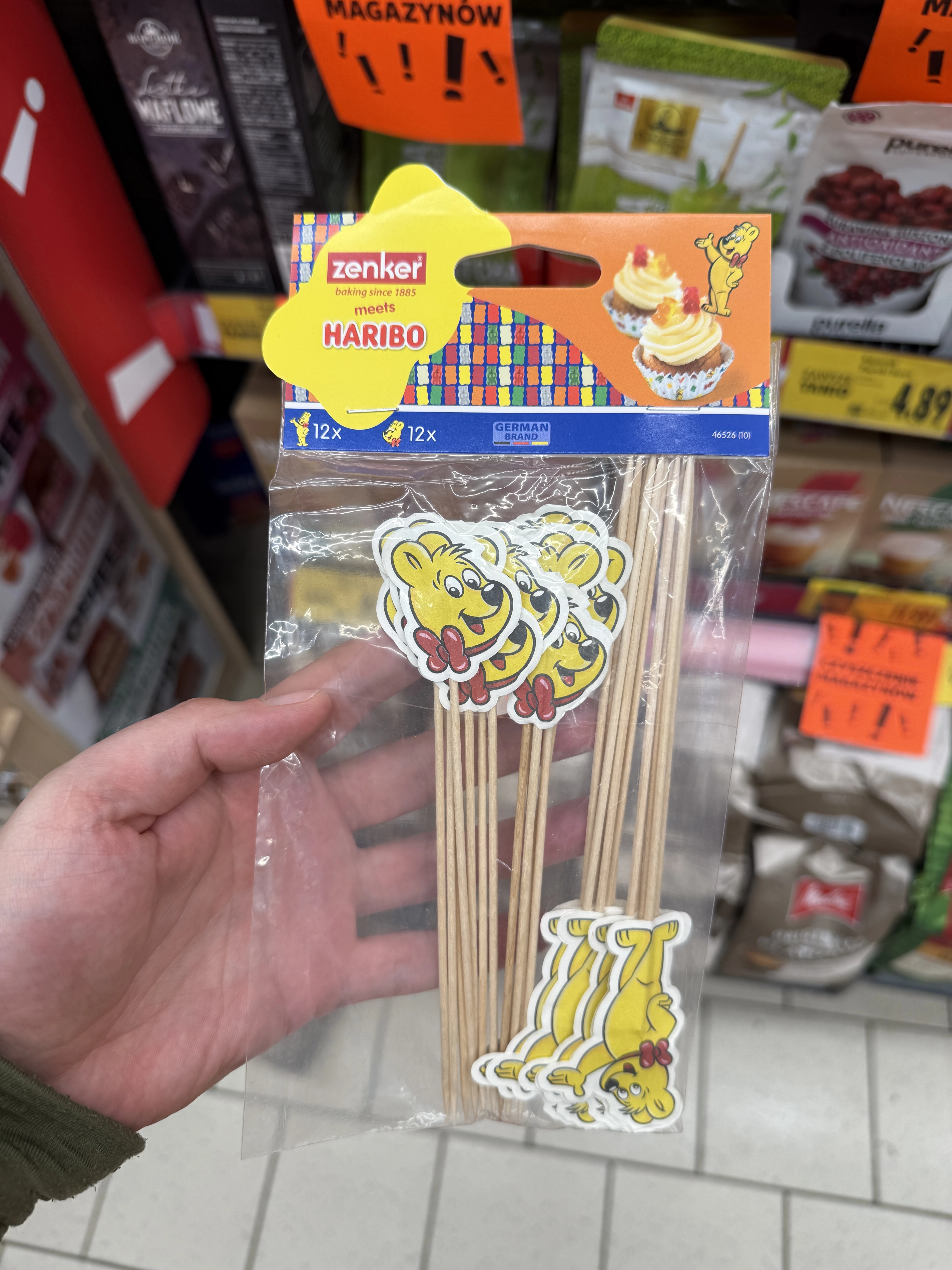 Zenker meets HARIBO – pikery dekoracyjne „Goldbär”, 24 sztuki