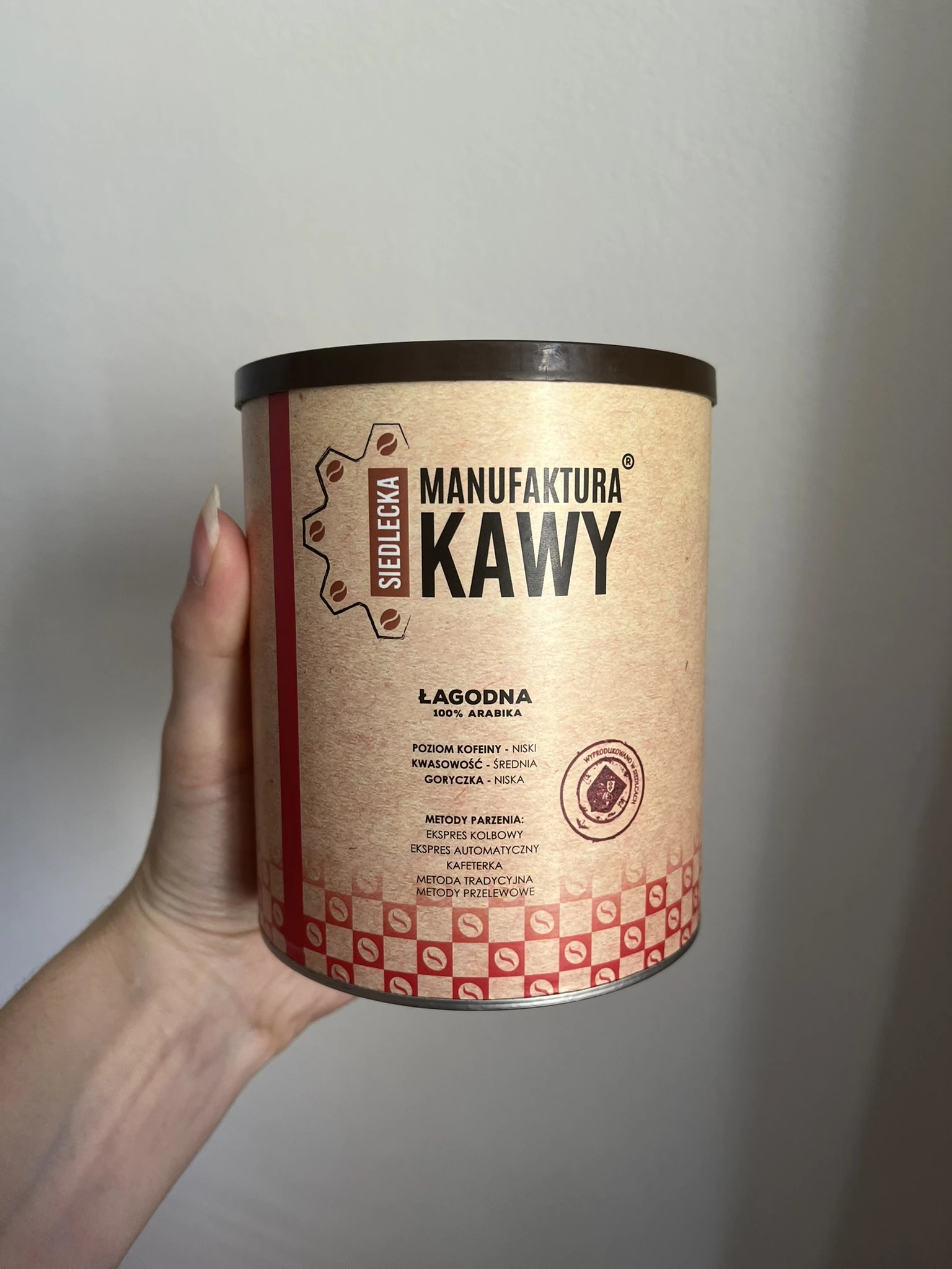 Siedlecka Manufaktura Kawy Kawa mielona łagodna | 250g