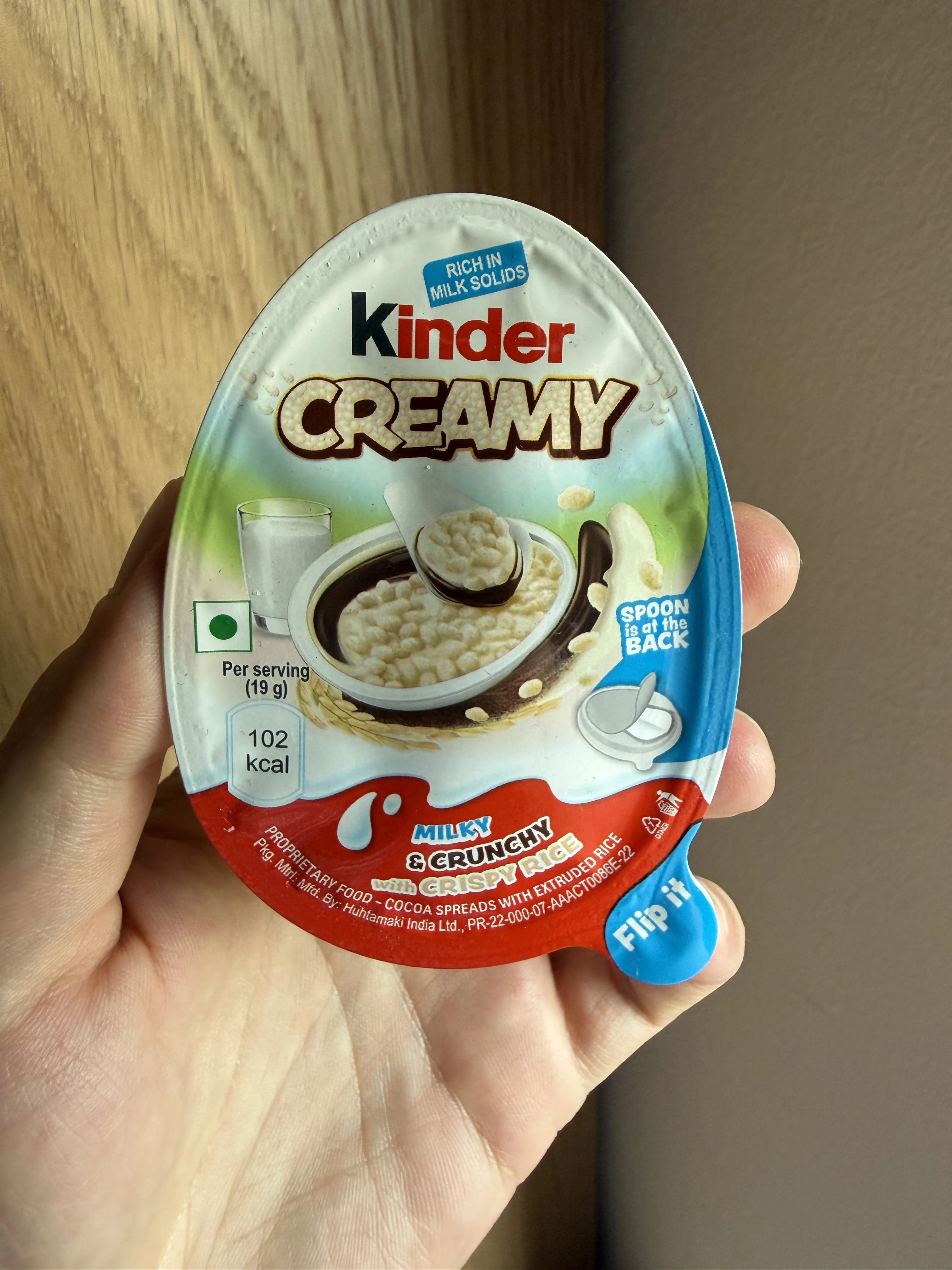 Kinder Creamy Milky & Crunchy | 19 g
