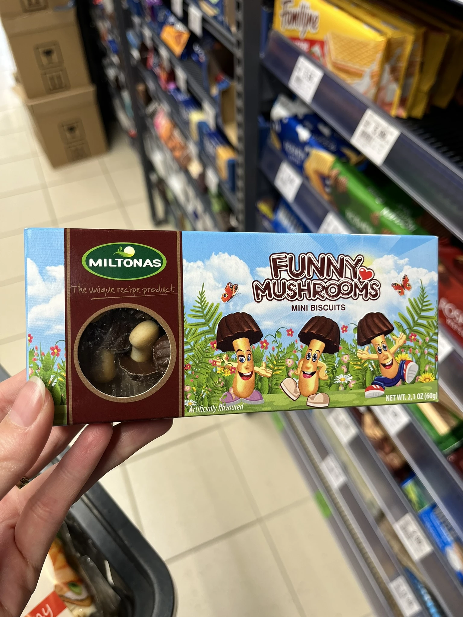 Miltonas Funny Mushrooms Mini Biscuits | 60g