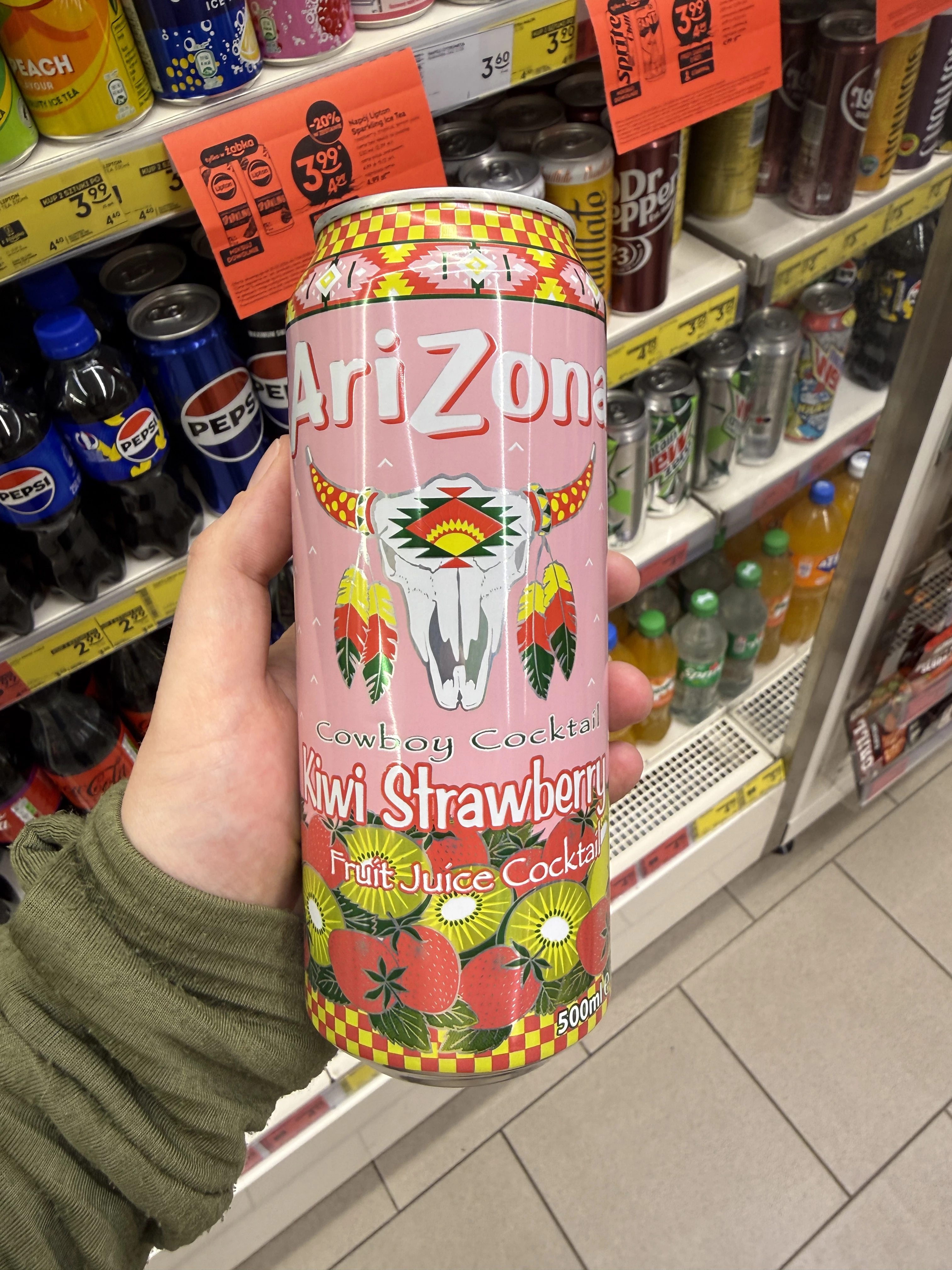 AriZona Cowboy Cocktail Kiwi Strawberry | 500ml