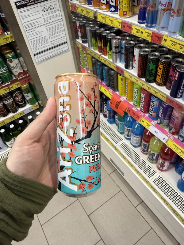 AriZona Sparkling Green Tea Peach | 330ml