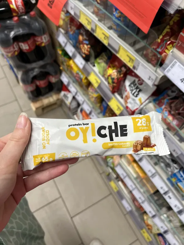 Oy!che Protein Bar Salted Caramel Flavour | 65g