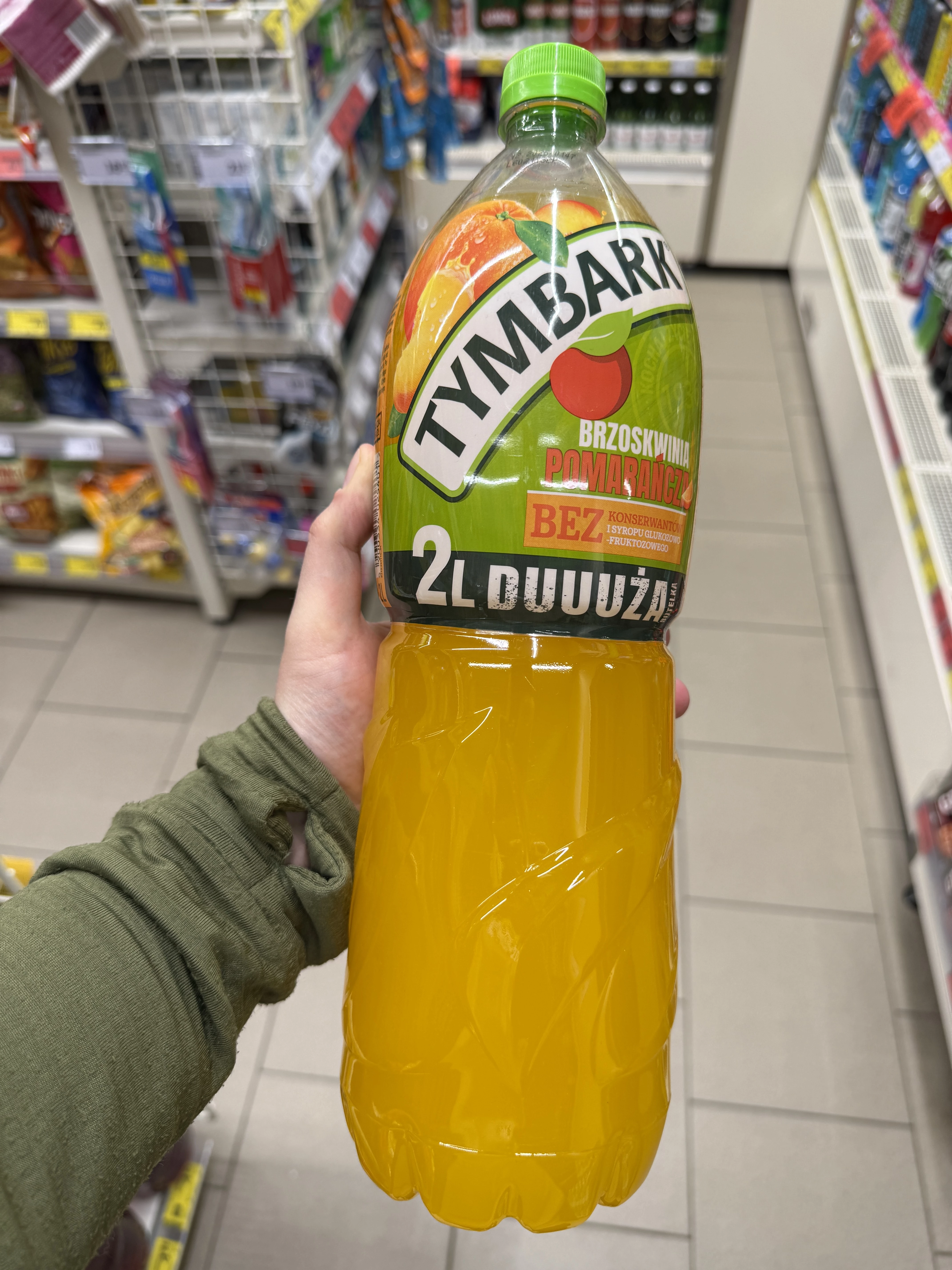 Tymbark napój brzoskwinia pomarańcza | 2000ml