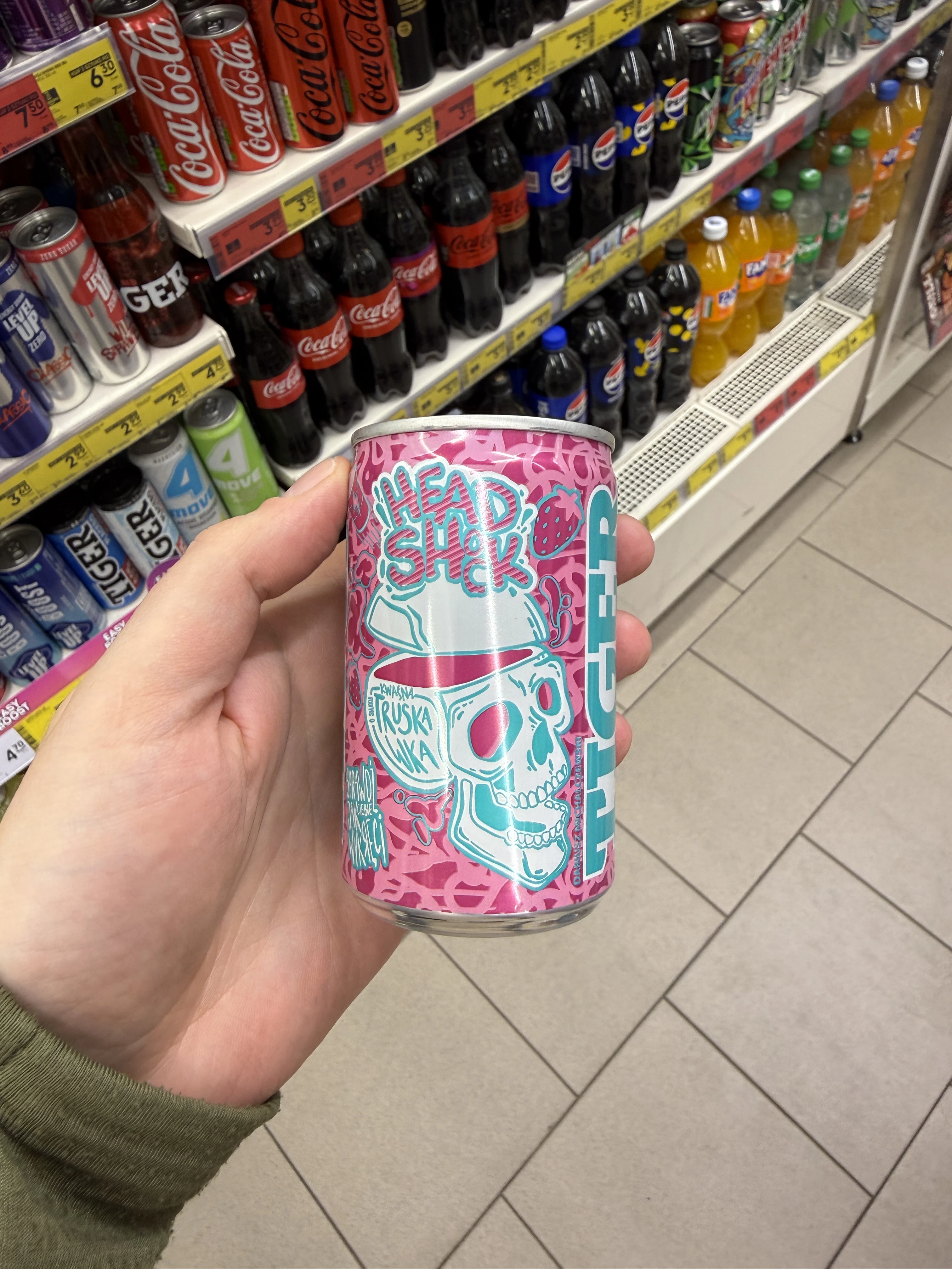 Tiger Head Shock Kwaśna Truskawka | 150ml