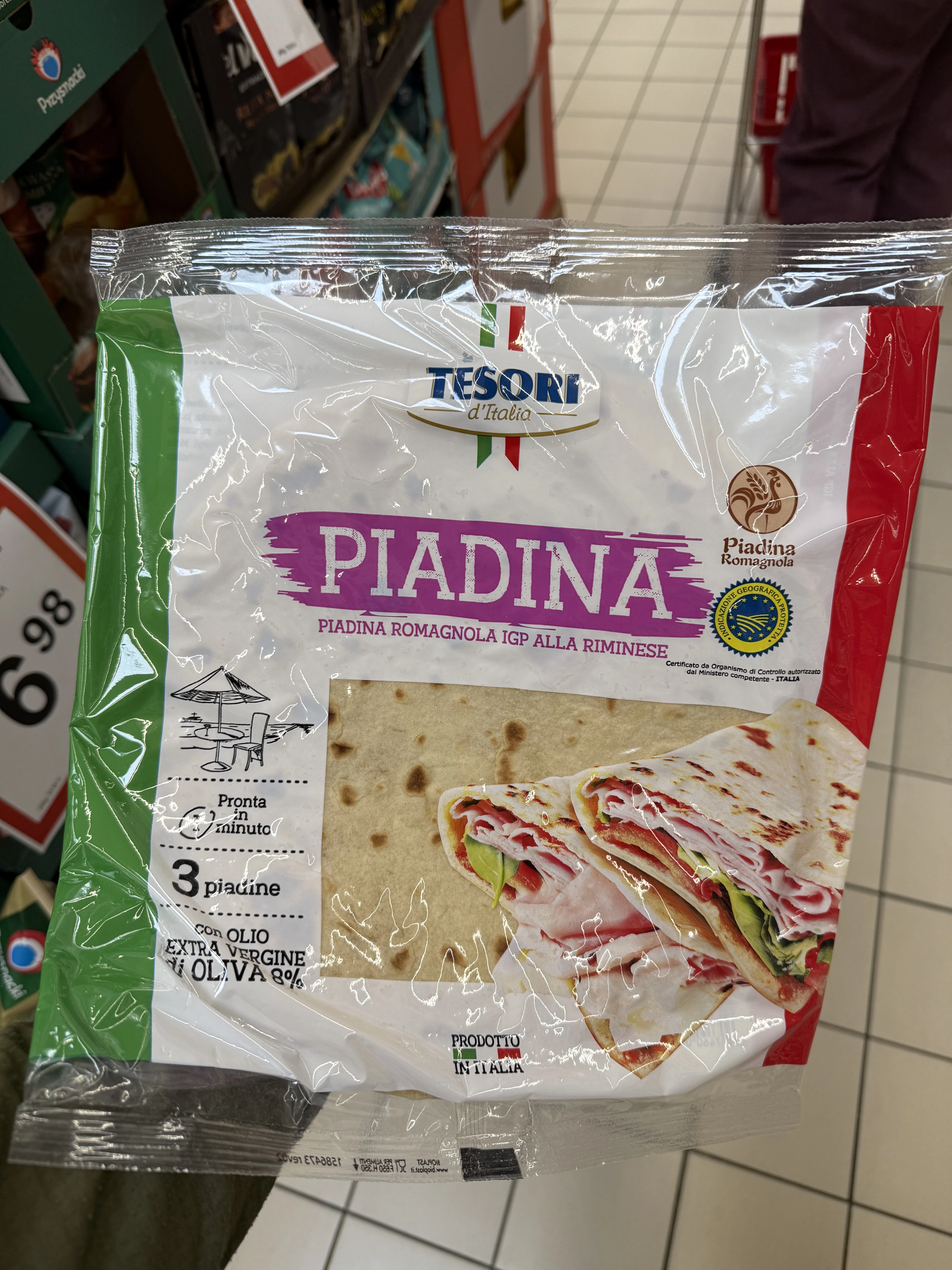 Tesori d’Italia Piadina 3 szt | 360g