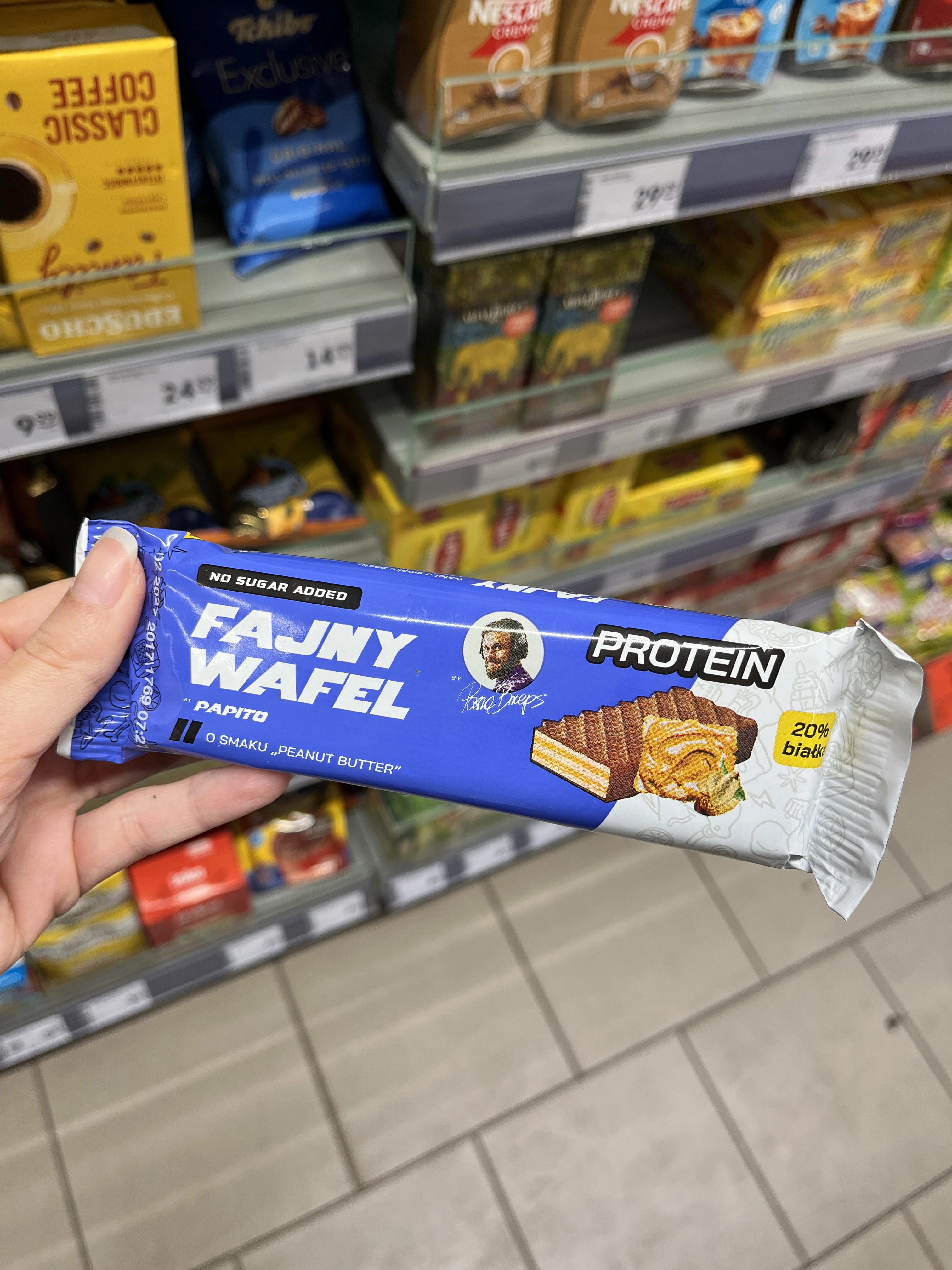 Fajny Wafel Peanut Butter Papito | 40g