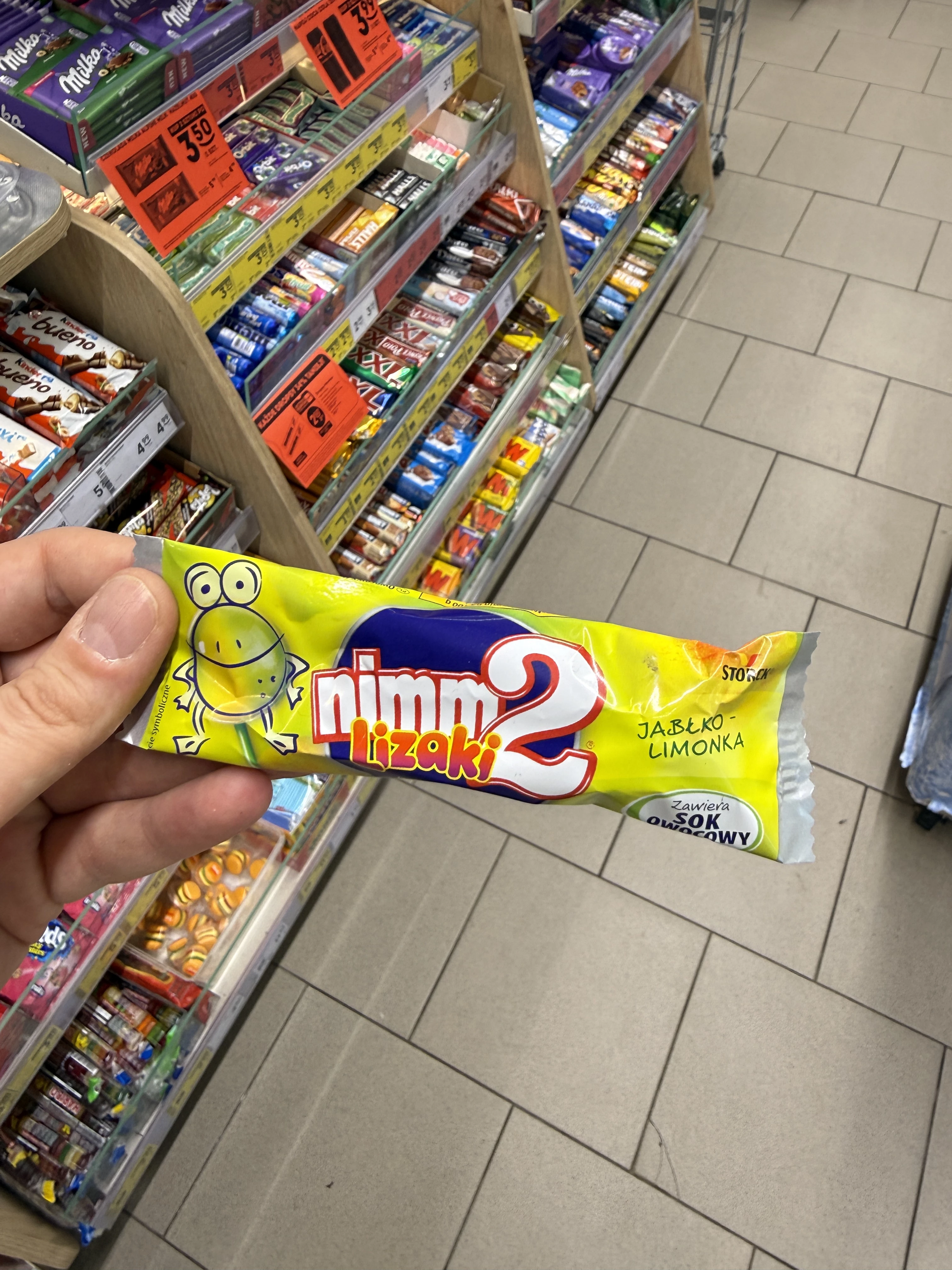 Nimm2 Lizaki Jabłko-Limonka | 10g