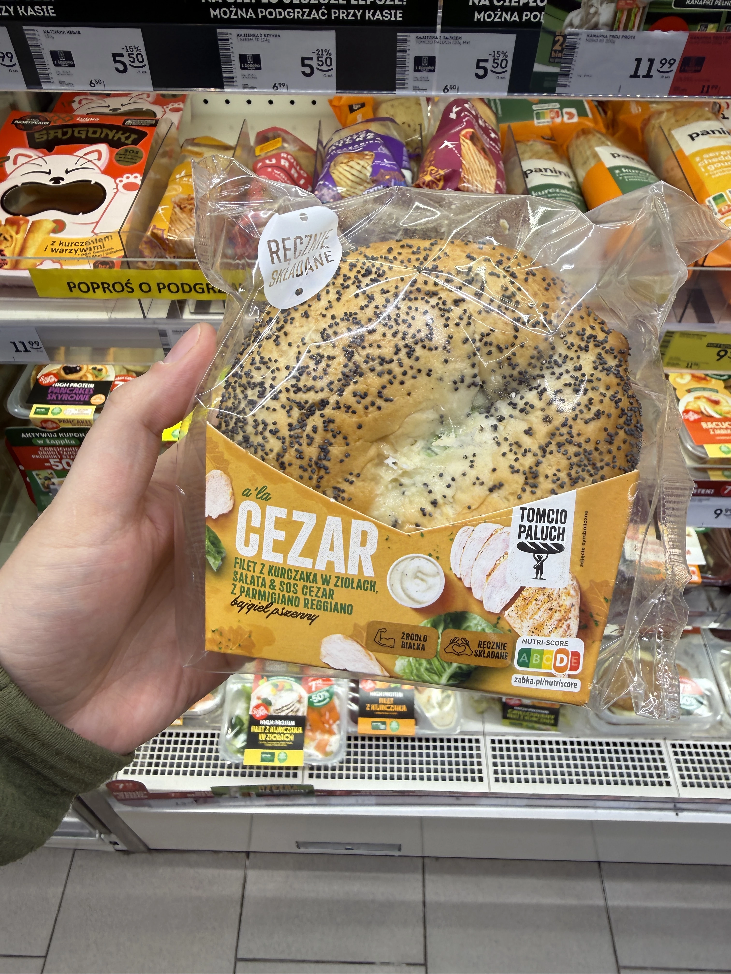 Kanapka Tomcio Paluch a’la Cezar (bagiel) | 190g