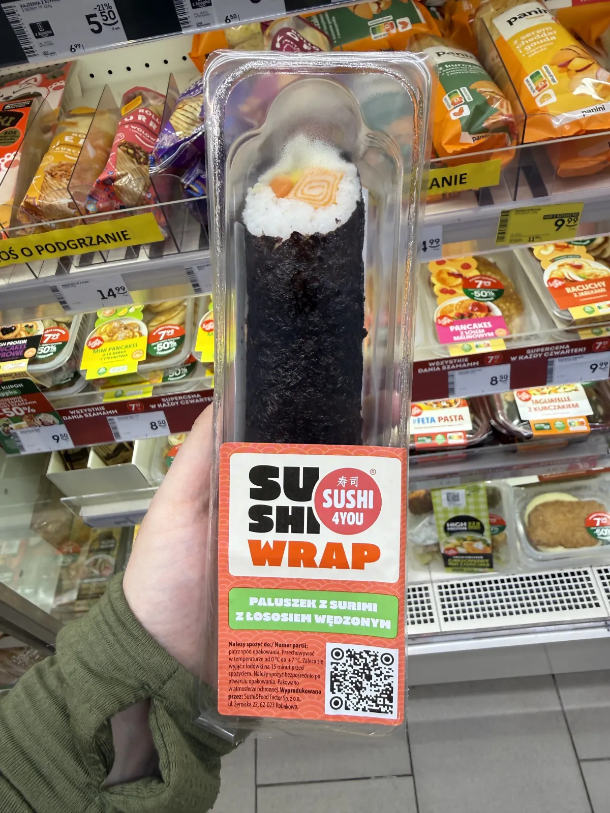 Sushi wrap z paluszkiem z surimi Wrap 4You | 150g