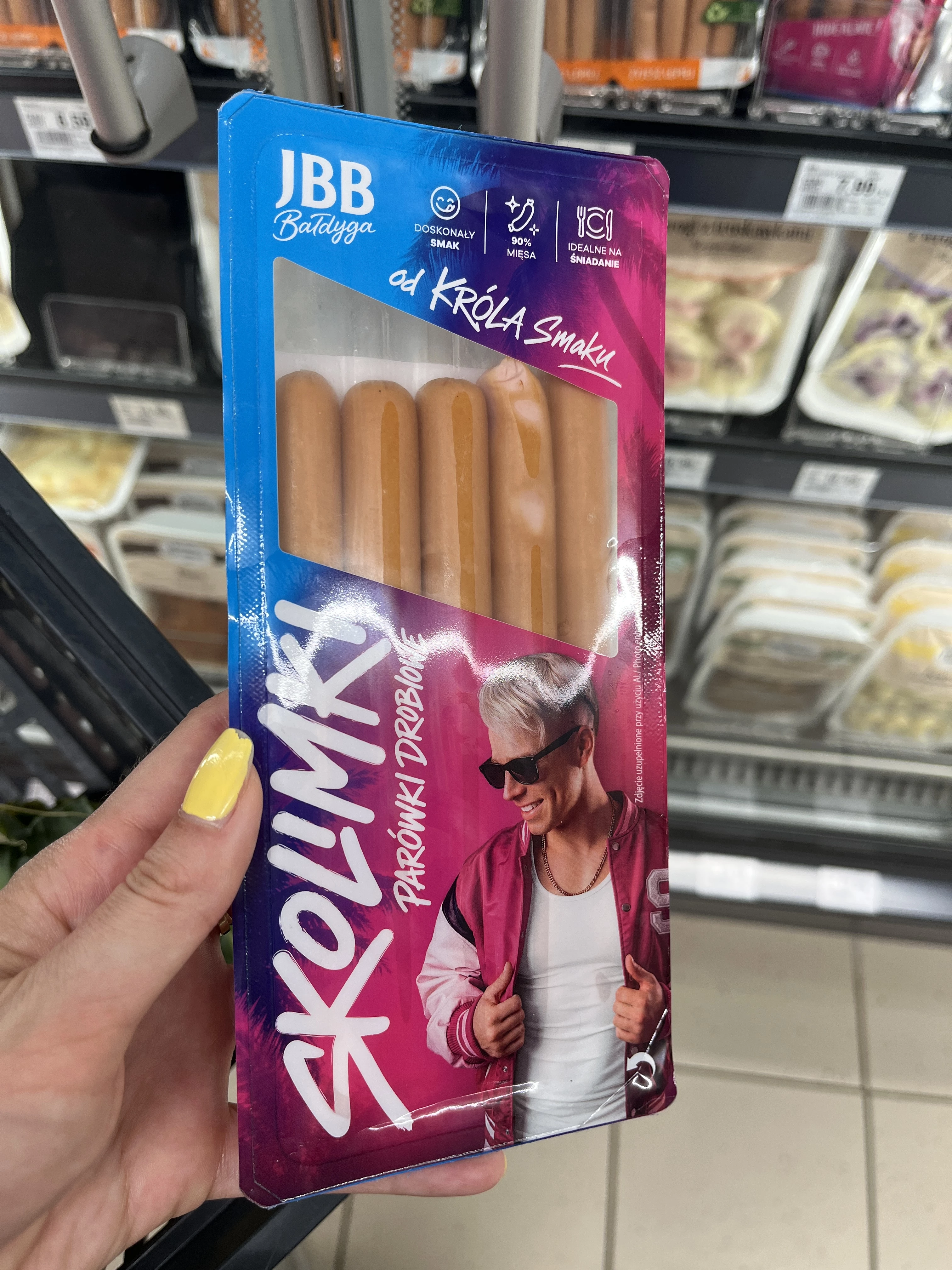 JBB Bałdyga Parówki Drobiowe Skolimki | 140g
