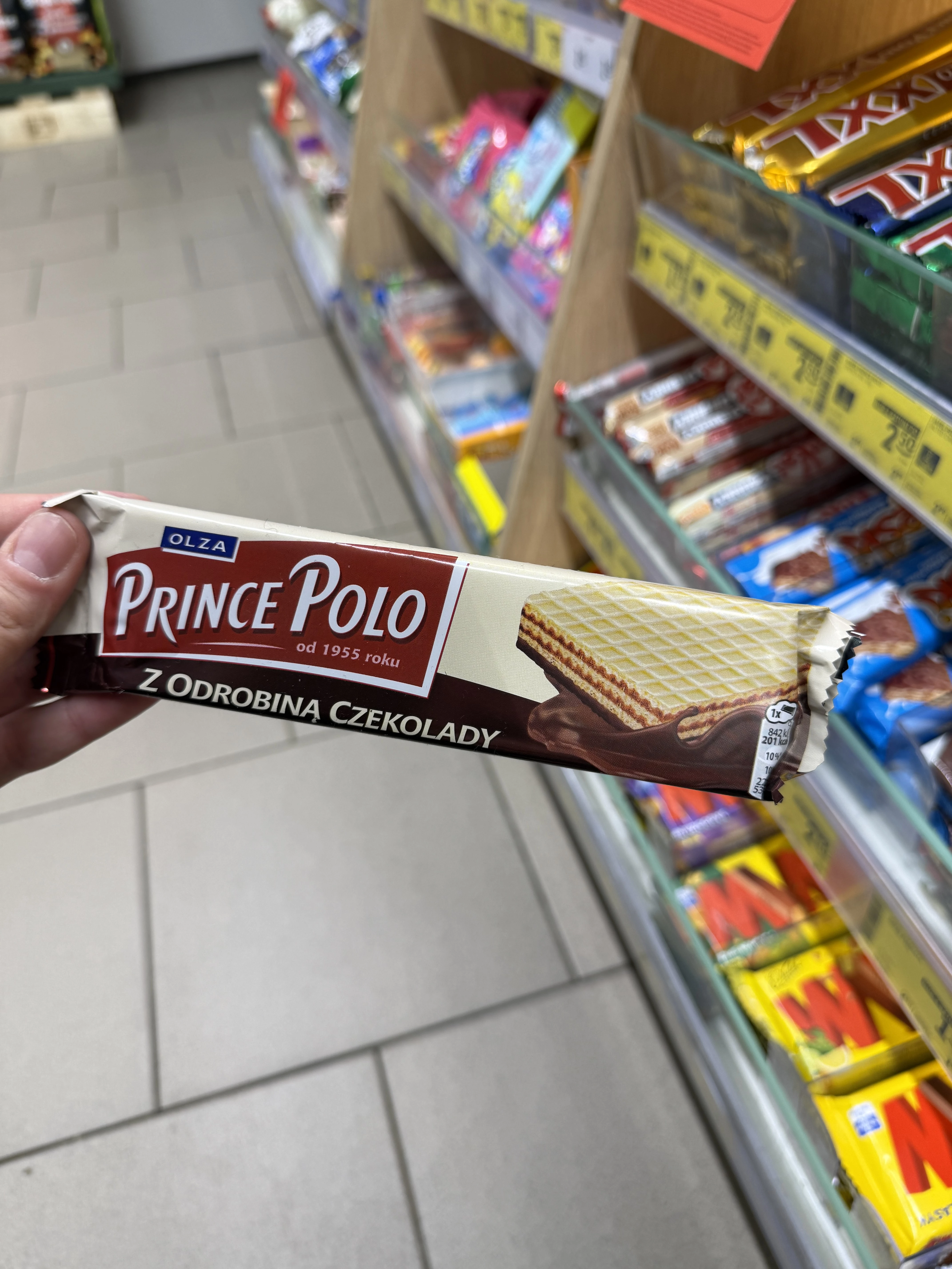 Prince Polo z odrobiną czekolady | 38g