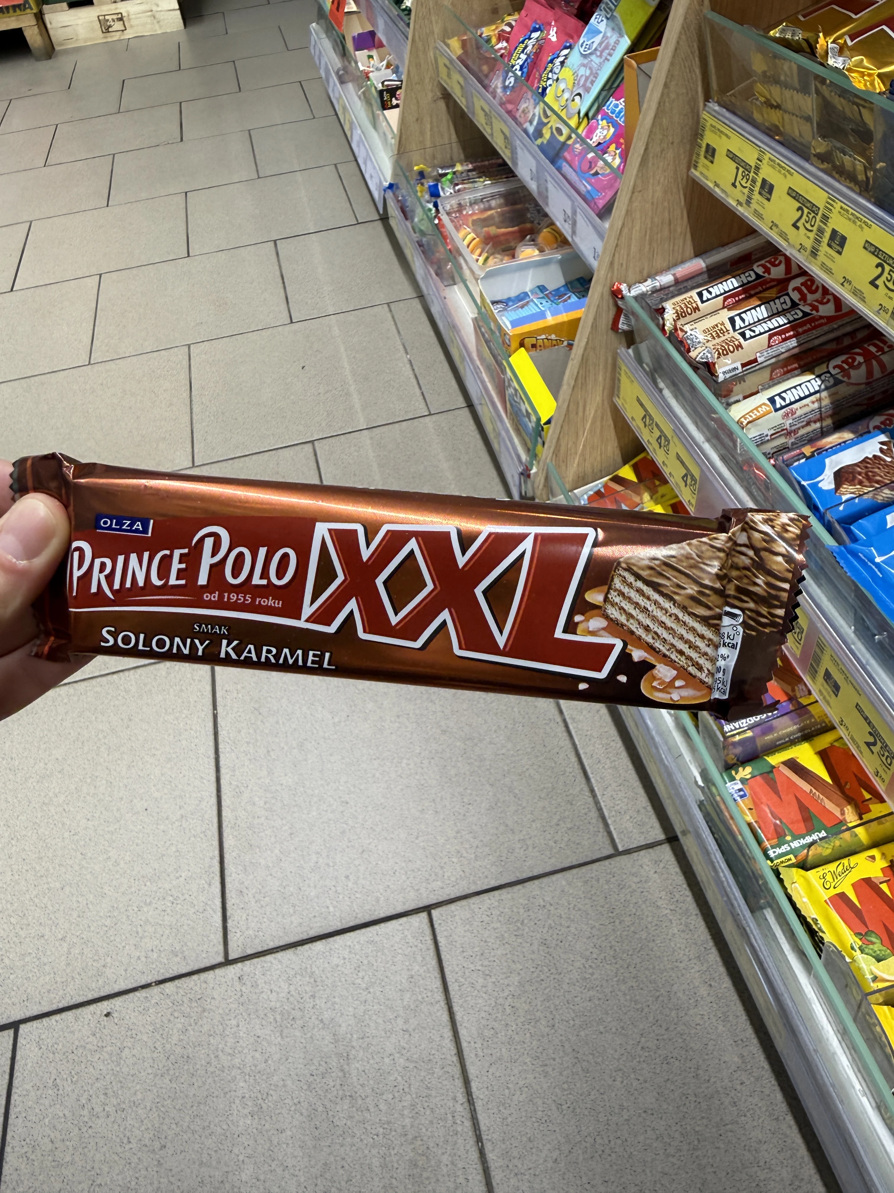 Prince Polo Wafelek Solony Karmel XXL | 45g