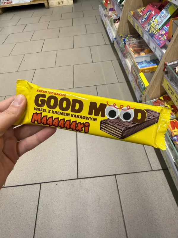 Good Mood Maaxi Wafel z kremem kakaowym | 50g