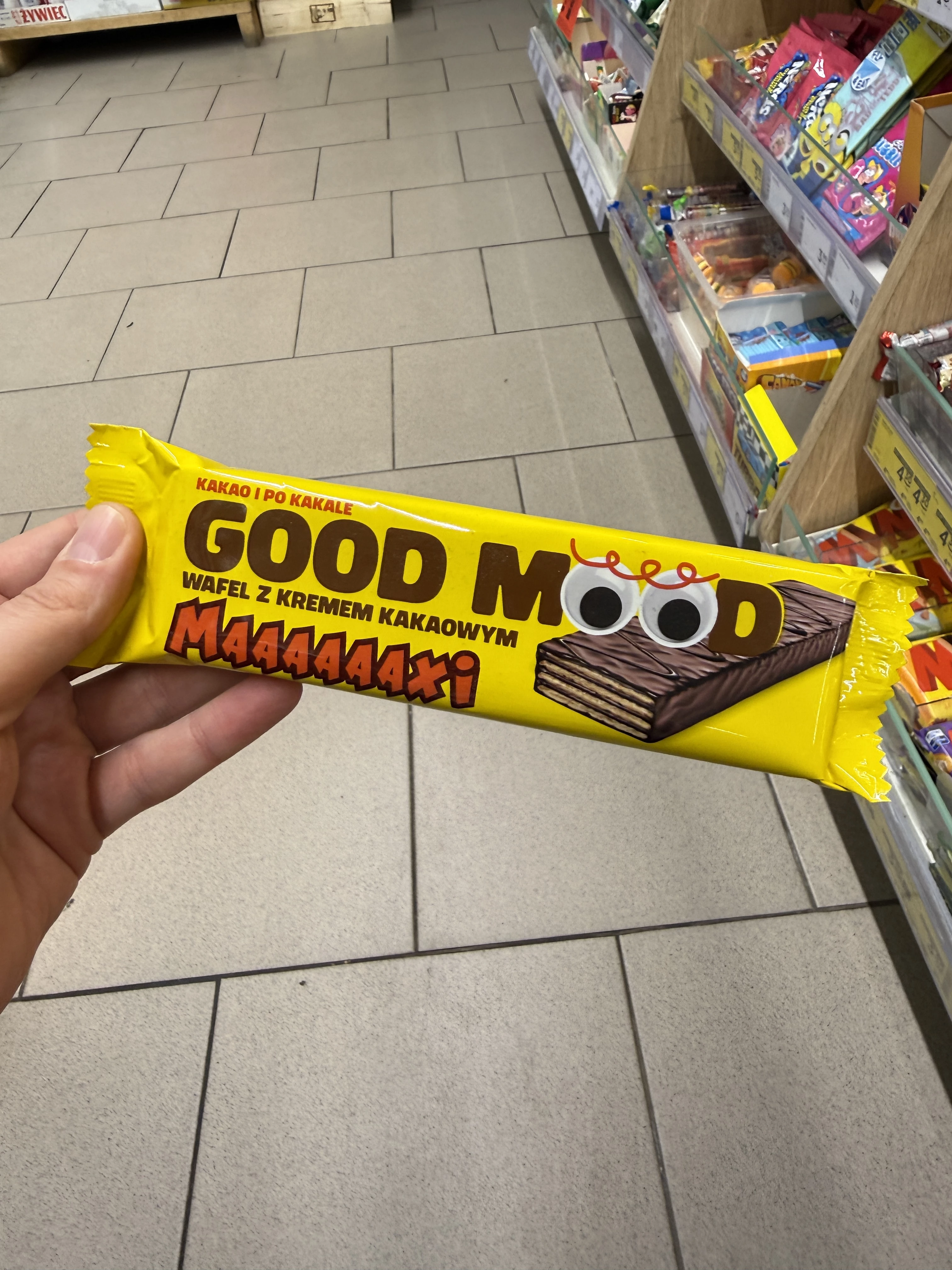 Good Mood Maaxi Wafel z kremem kakaowym | 50g
