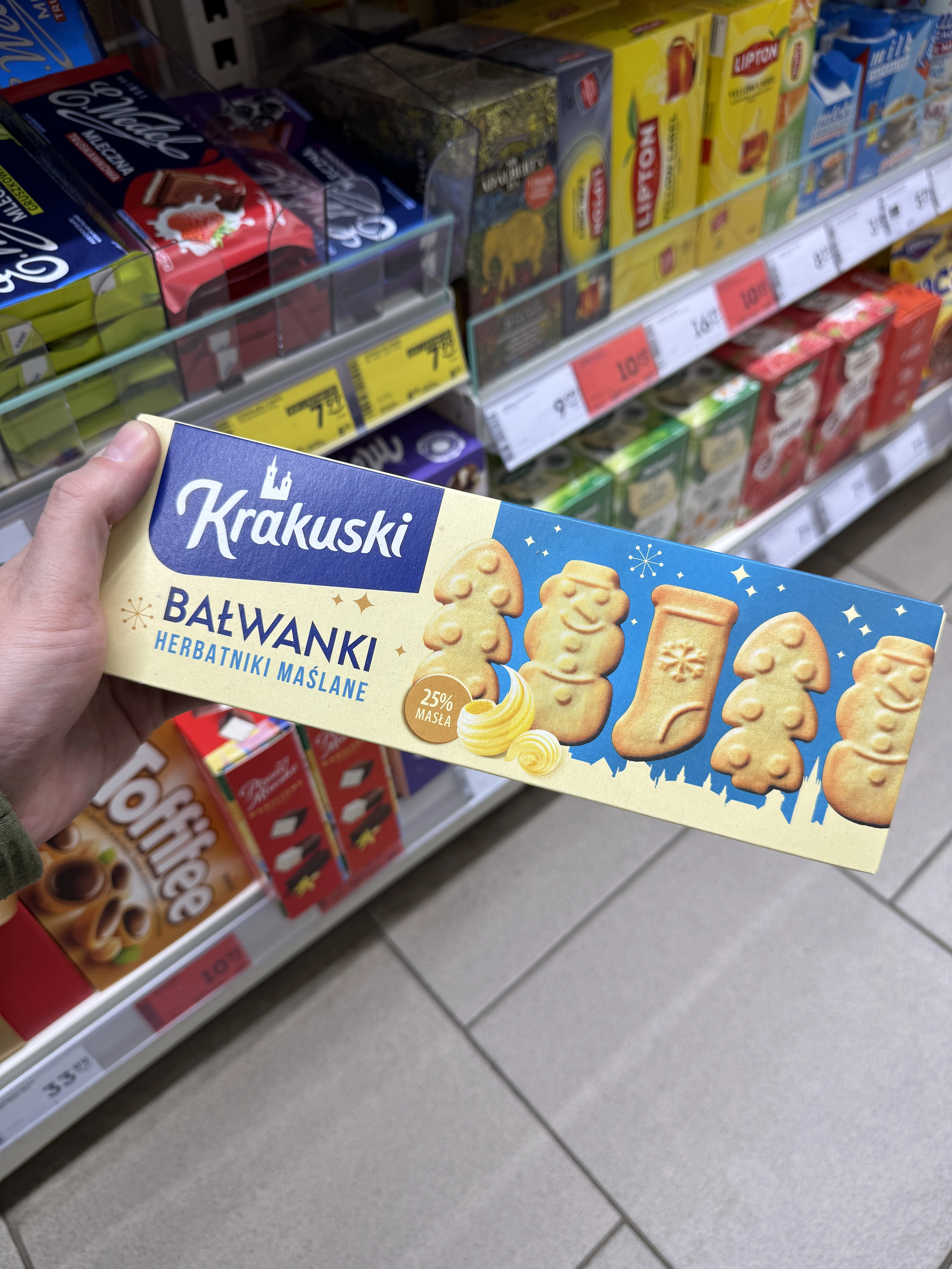 Krakuski Bałwanki Herbatniki Maślane | 125g