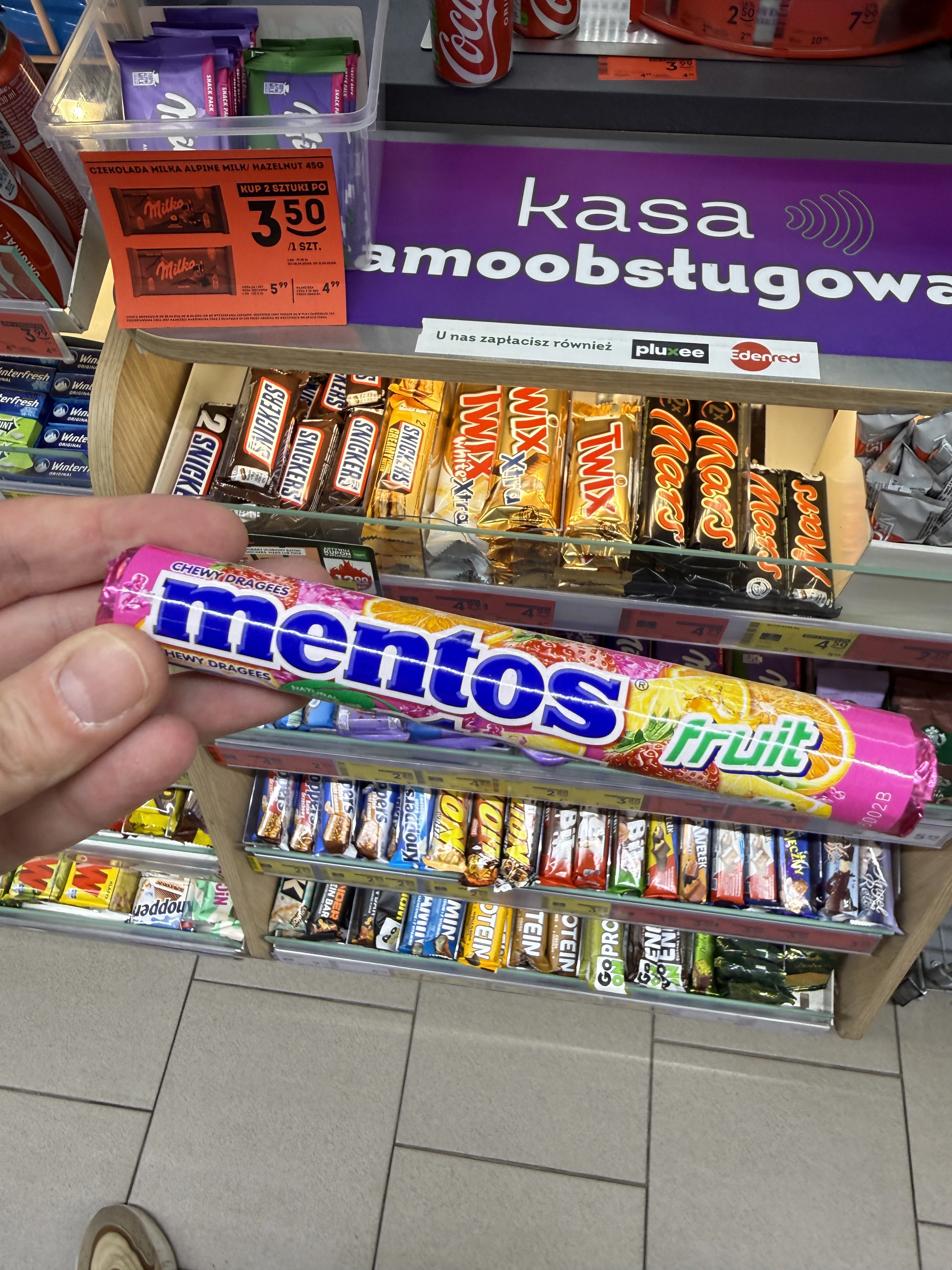 Mentos Fruit Chewy Dragees | 38g