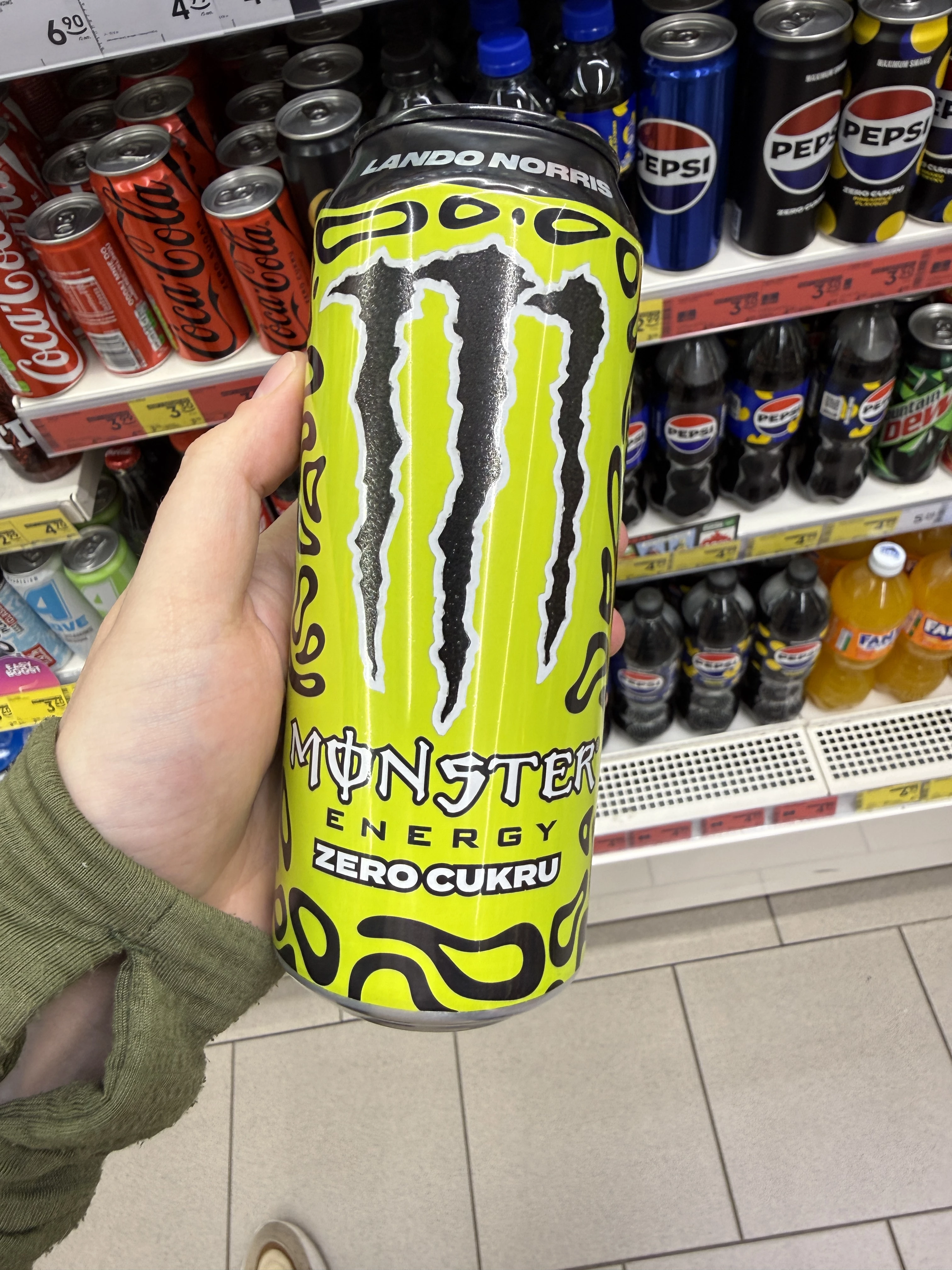 Monster Energy Lando Norris Zero Sugar (limonkowa puszka) | 500ml