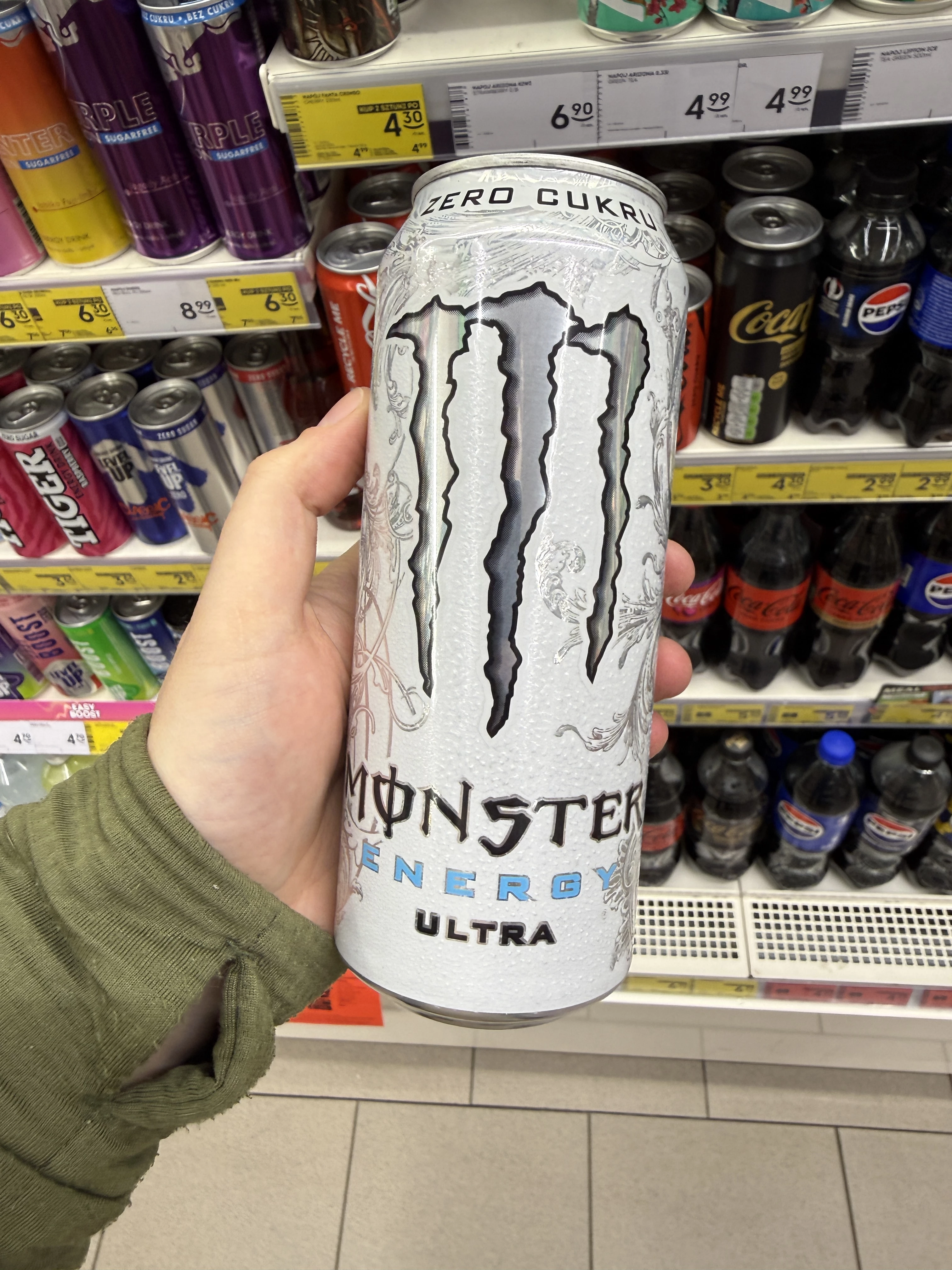 Monster Energy Ultra (Zero Ultra / „White Monster”) | 500ml
