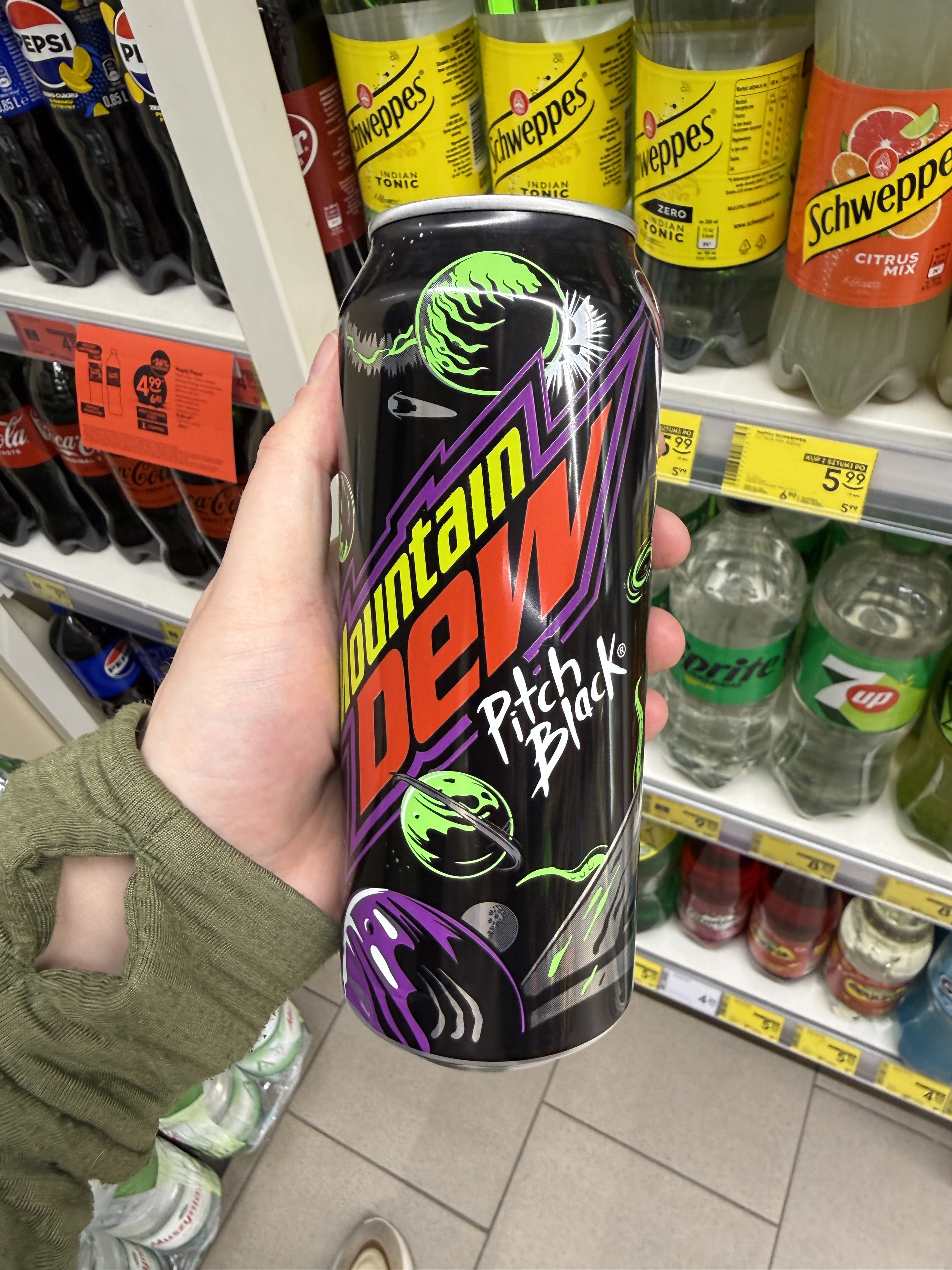 Mountain Dew Pitch Black | 500ml