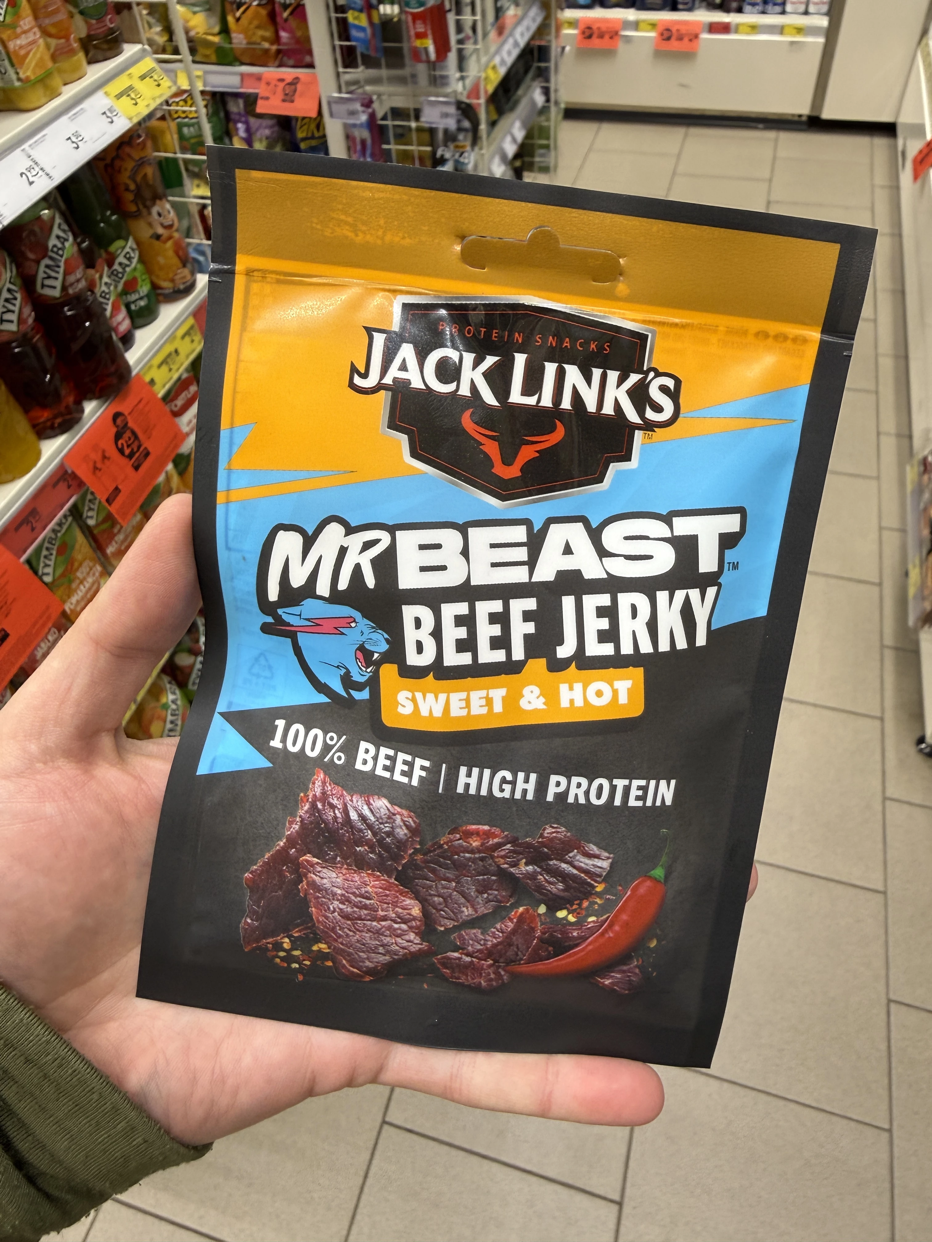 Jack Link’s MrBeast Beef Jerky Sweet & Hot | 25g