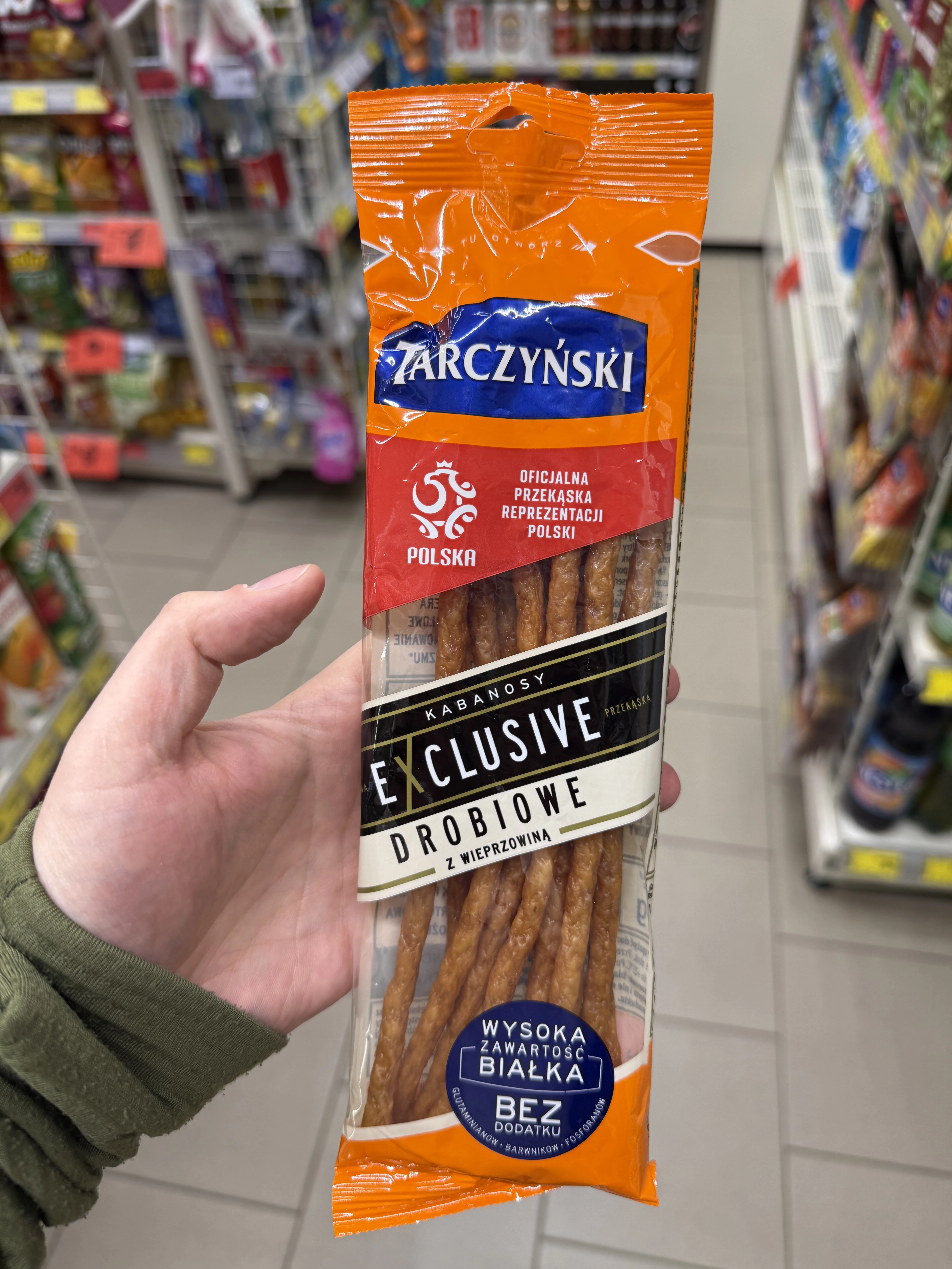 Tarczyński Kabanosy Exclusive Drobiowe z Wieprzowiną |  105g