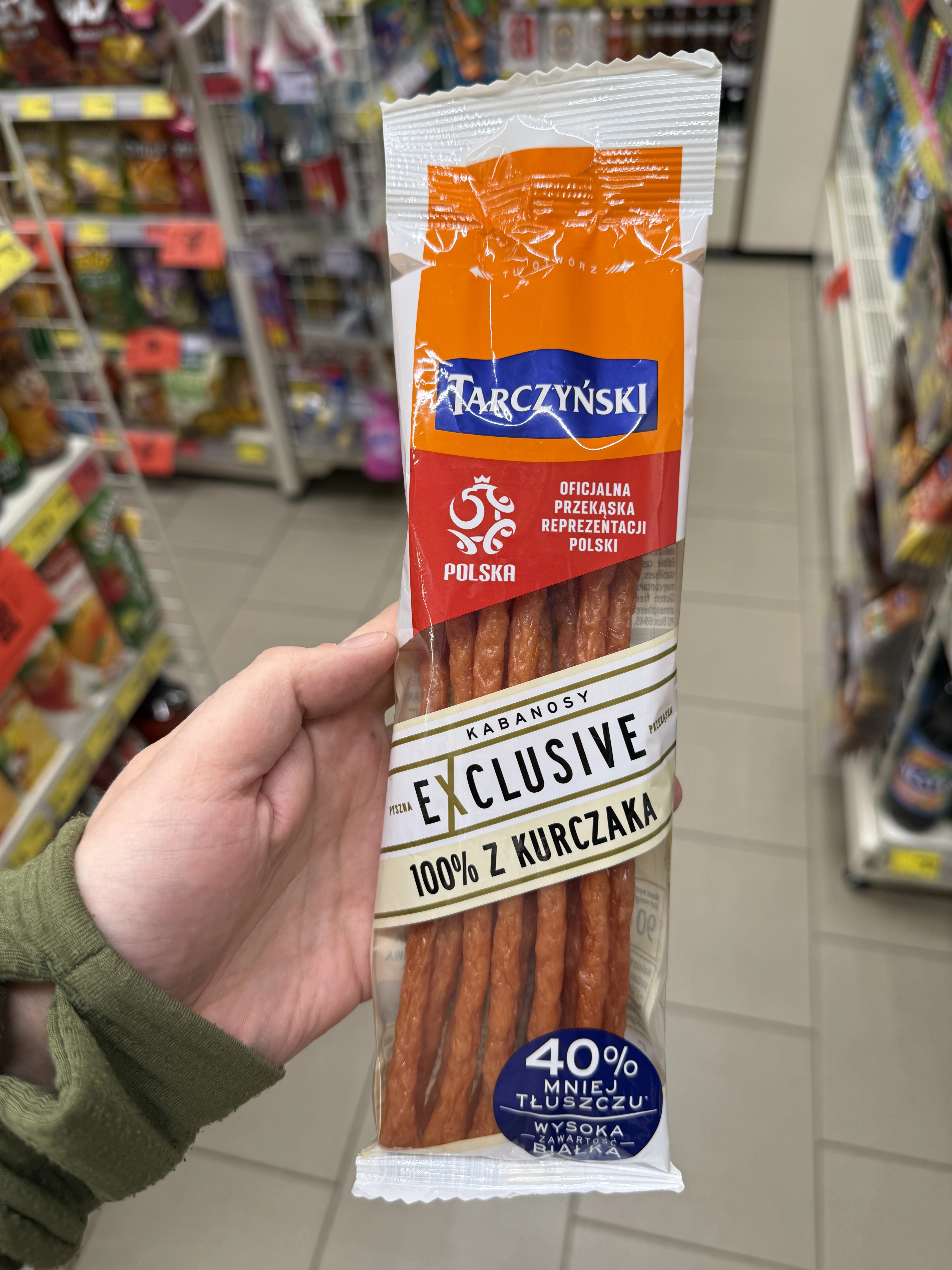 Tarczyński Kabanosy Exclusive 100% z kurczaka | 90g