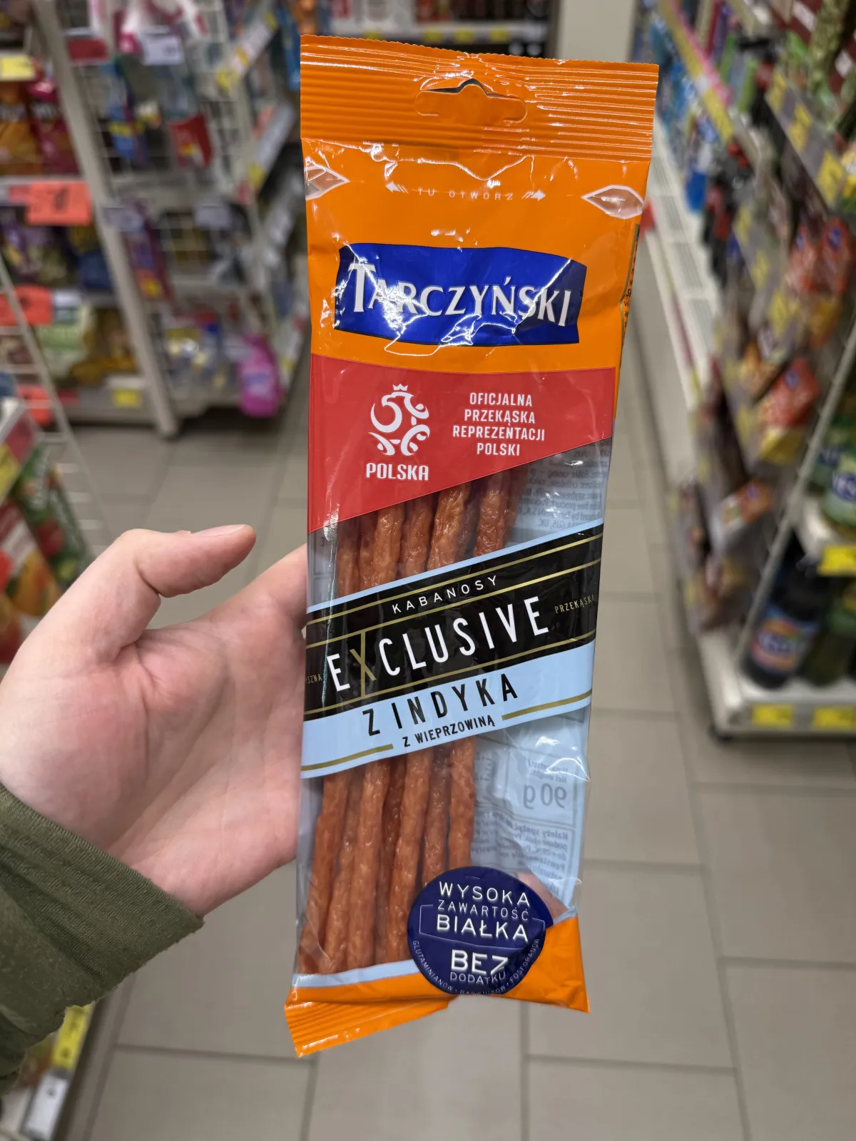 Tarczyński Kabanosy Exclusive z indyka z wieprzowiną | 90g