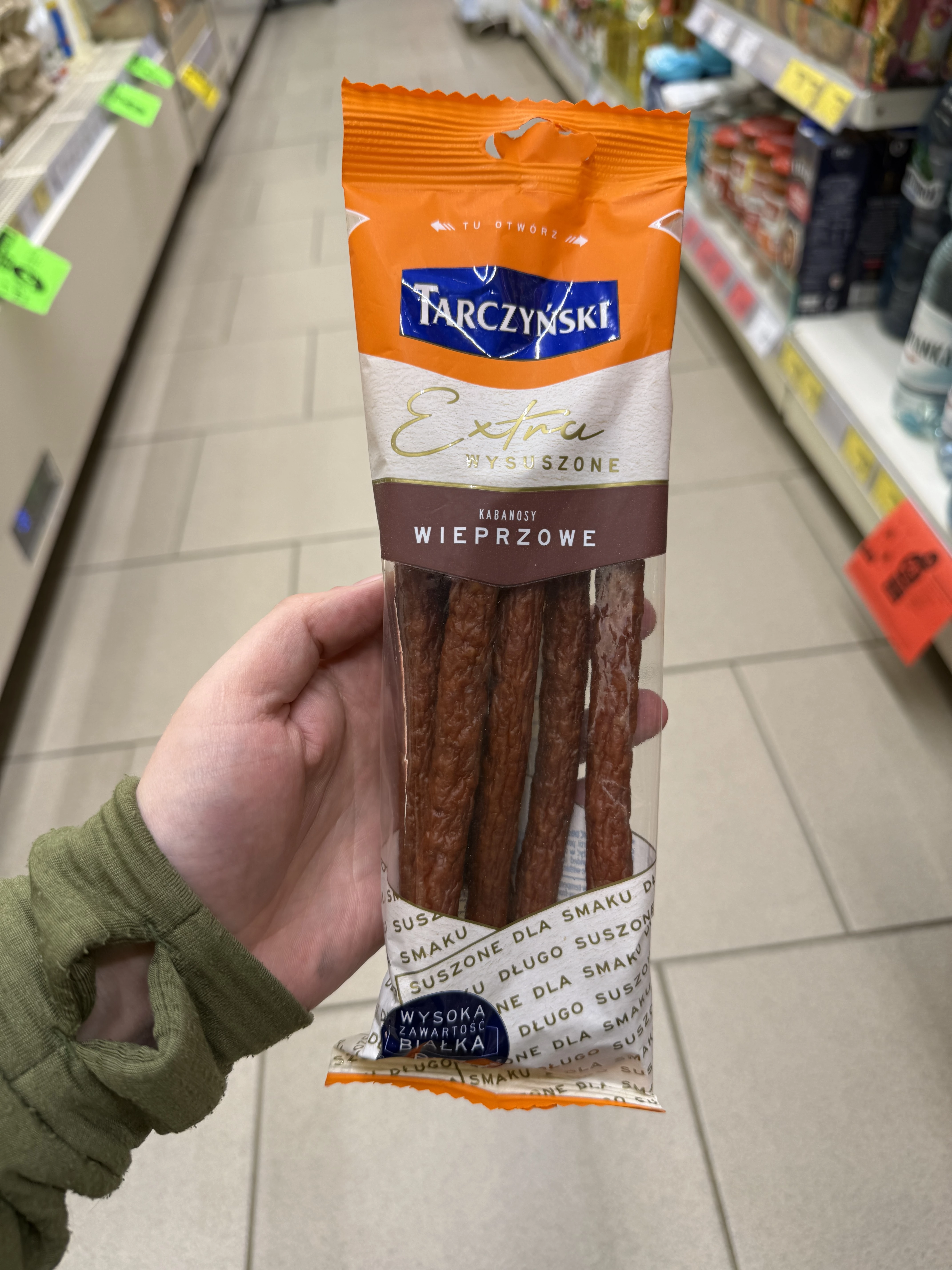 Tarczyński Kabanosy wieprzowe Extra wysuszone | 130g