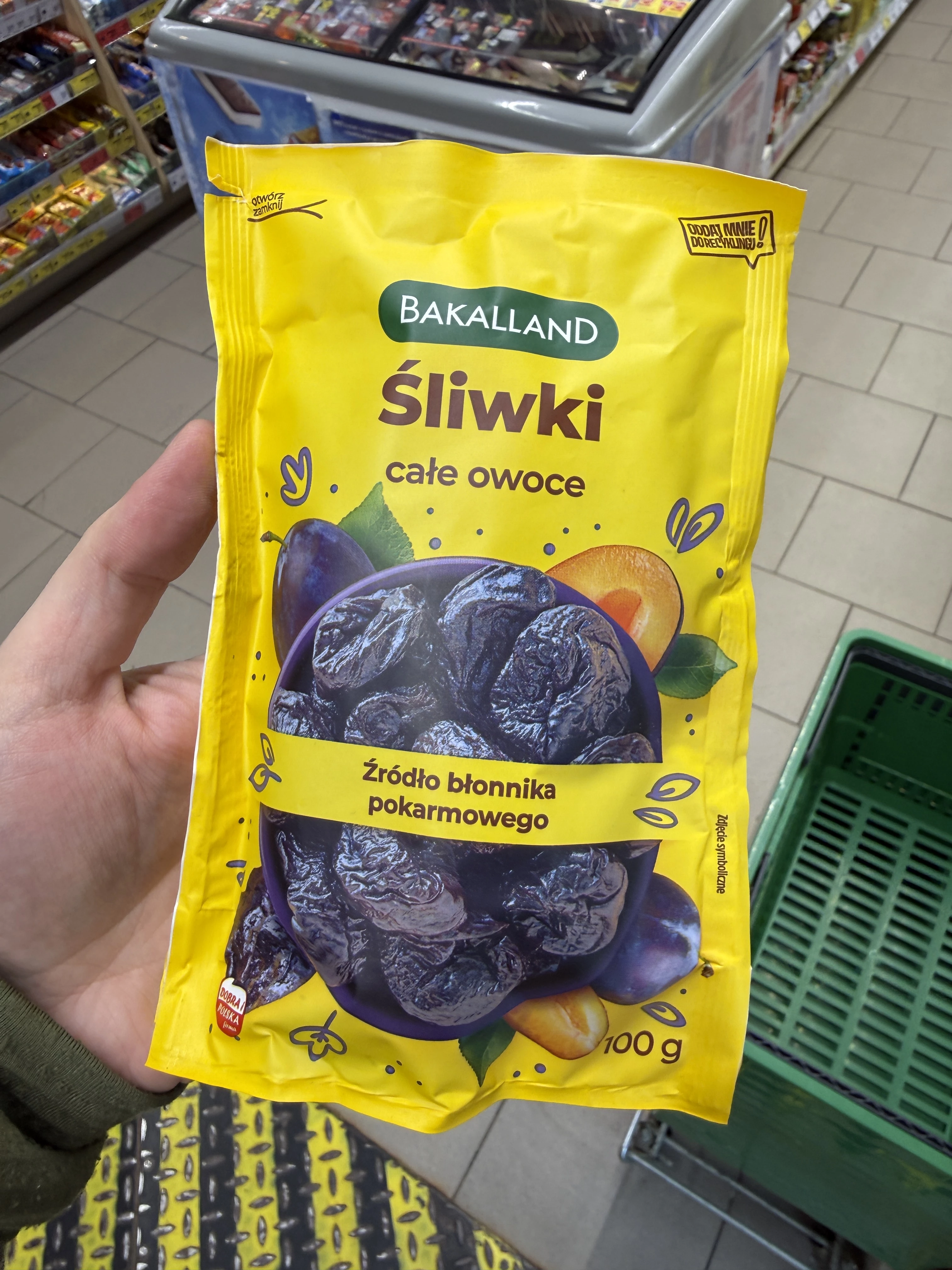 Bakalland Śliwki suszone bez pestek | 100g