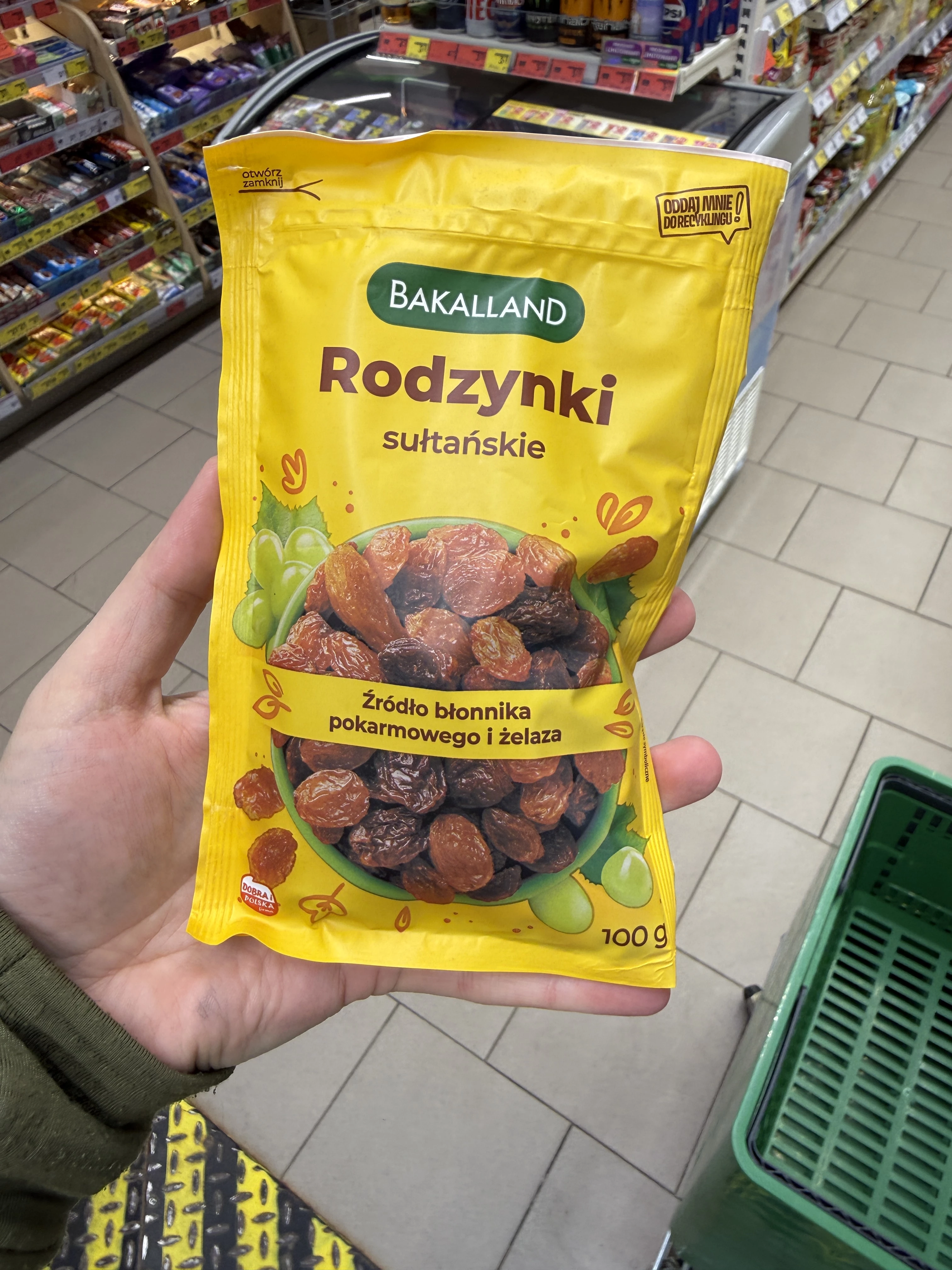 Bakalland Rodzynki sułtańskie | 100g