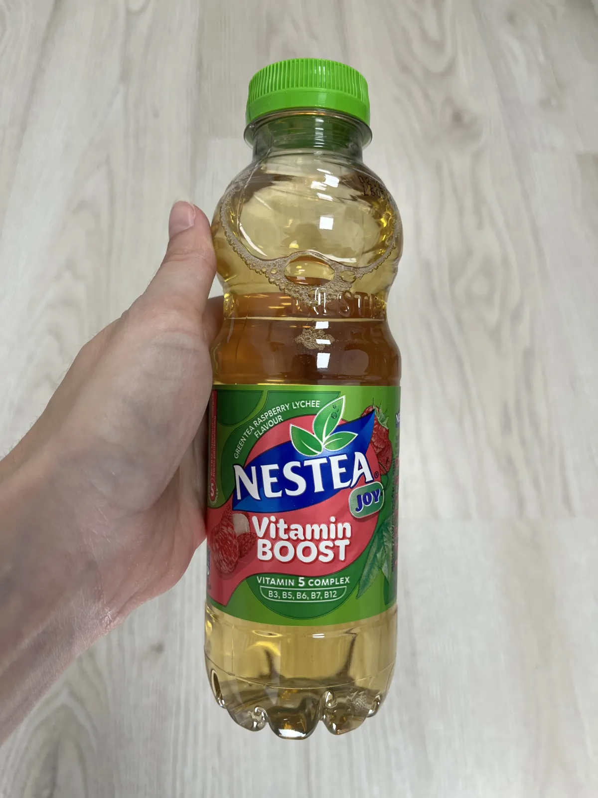 Nestea Vitamin Boost Zielona Herbata Malina Liczi | 500ml