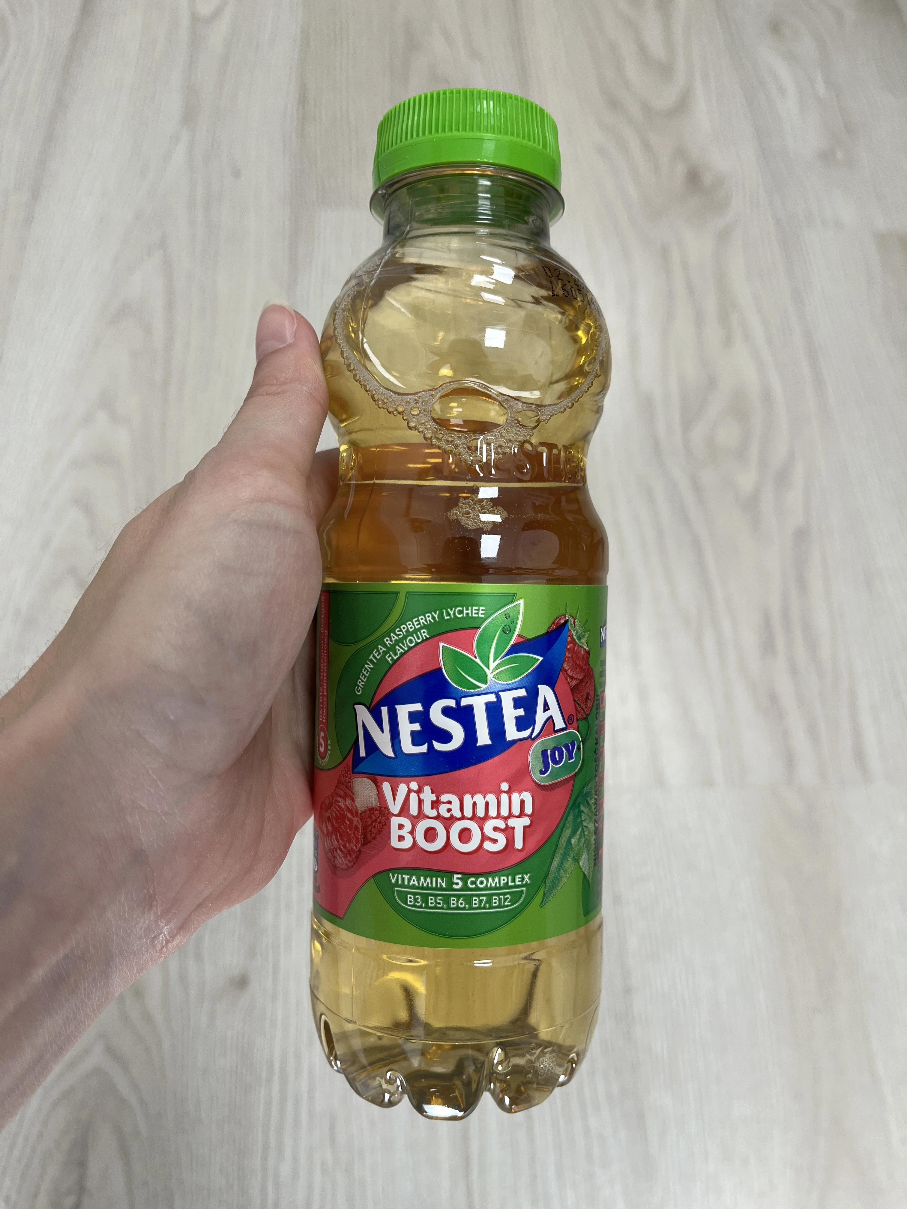 Nestea Vitamin Boost Zielona Herbata Malina Liczi | 500ml