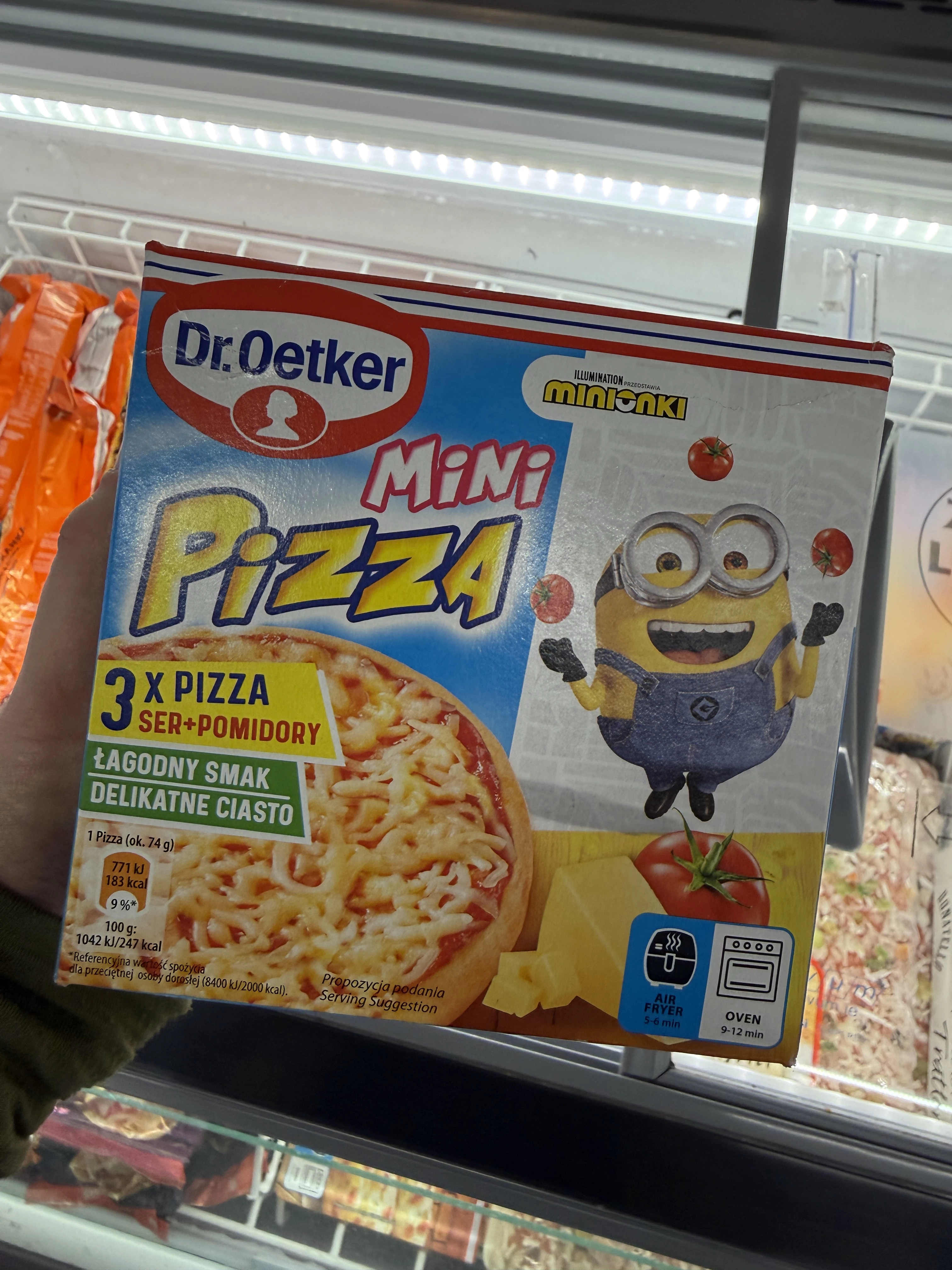 Dr. Oetker Mini Pizza Ser Pomidor Minionki | 220g