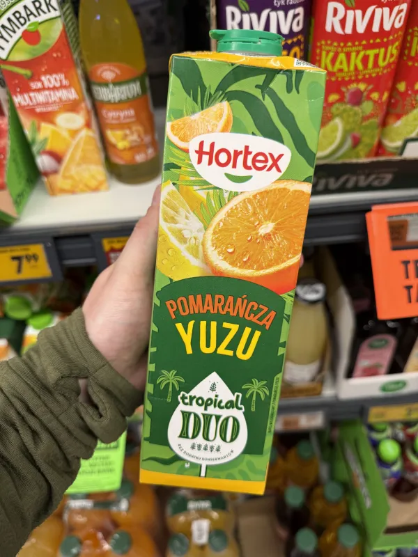 Hortex Tropical Duo Napój wieloowocowy pomarańcza yuzu | 1000ml
