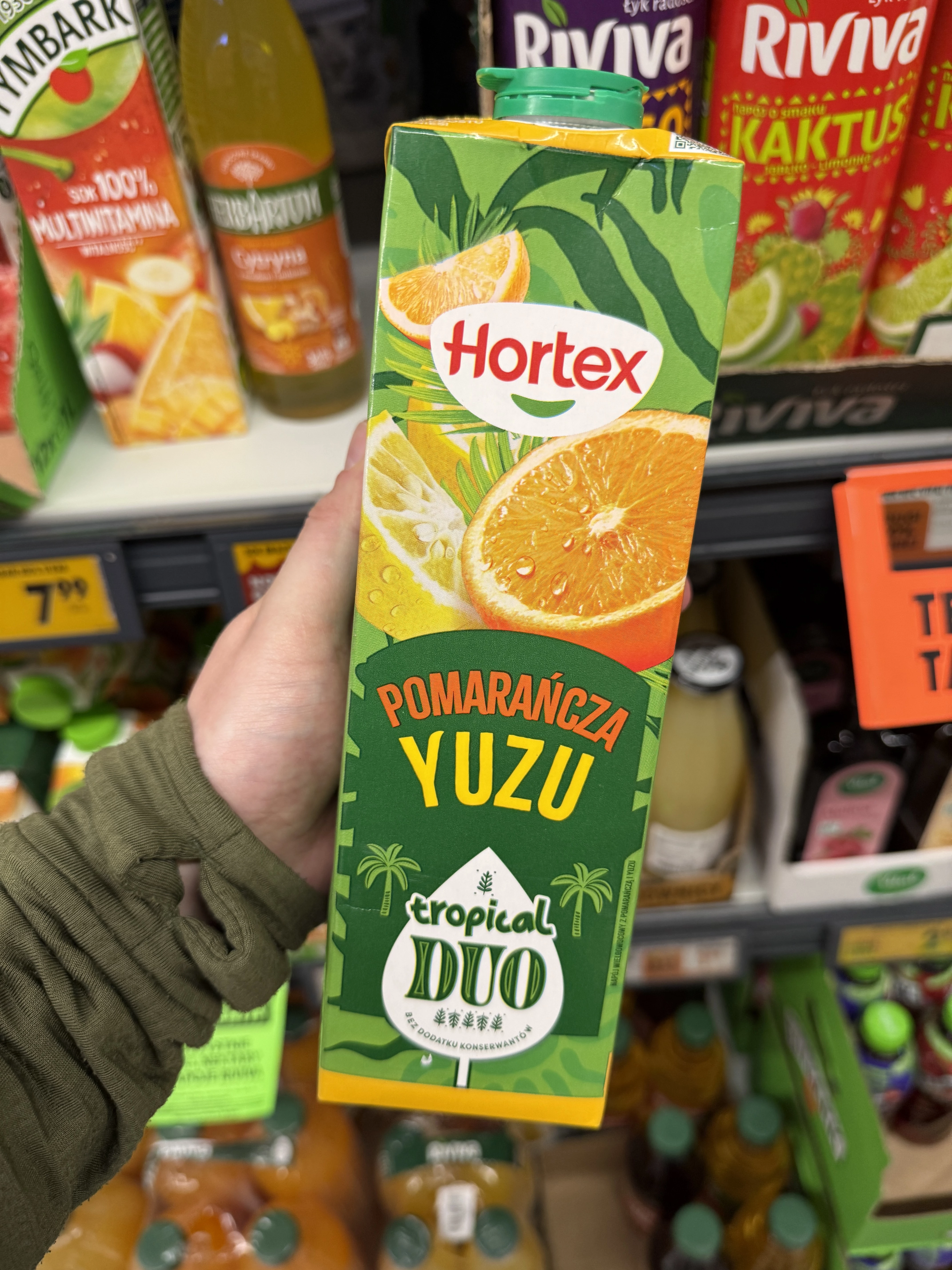 Hortex Tropical Duo Napój wieloowocowy pomarańcza yuzu | 1000ml