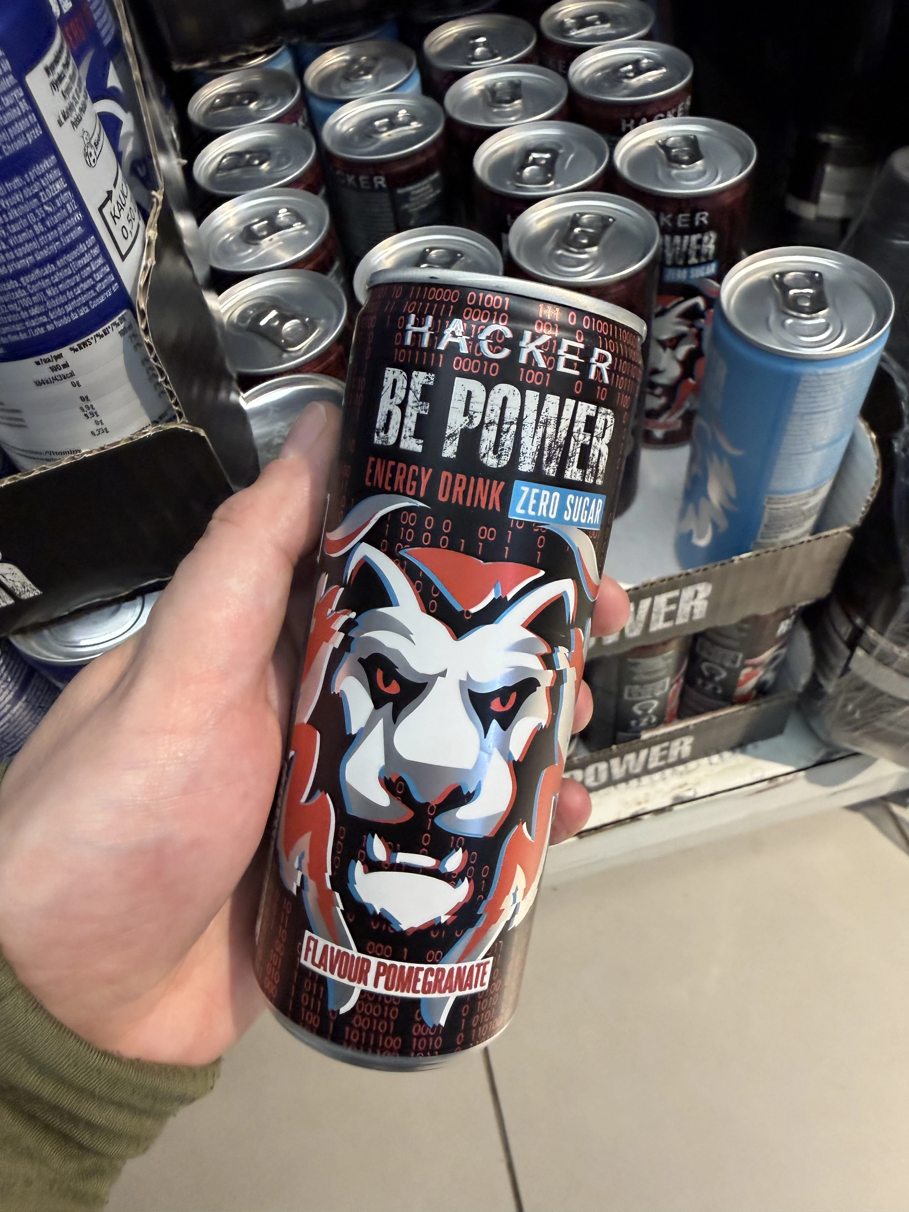 Be Power Hacker Energy Drink Zero Sugar | 250ml
