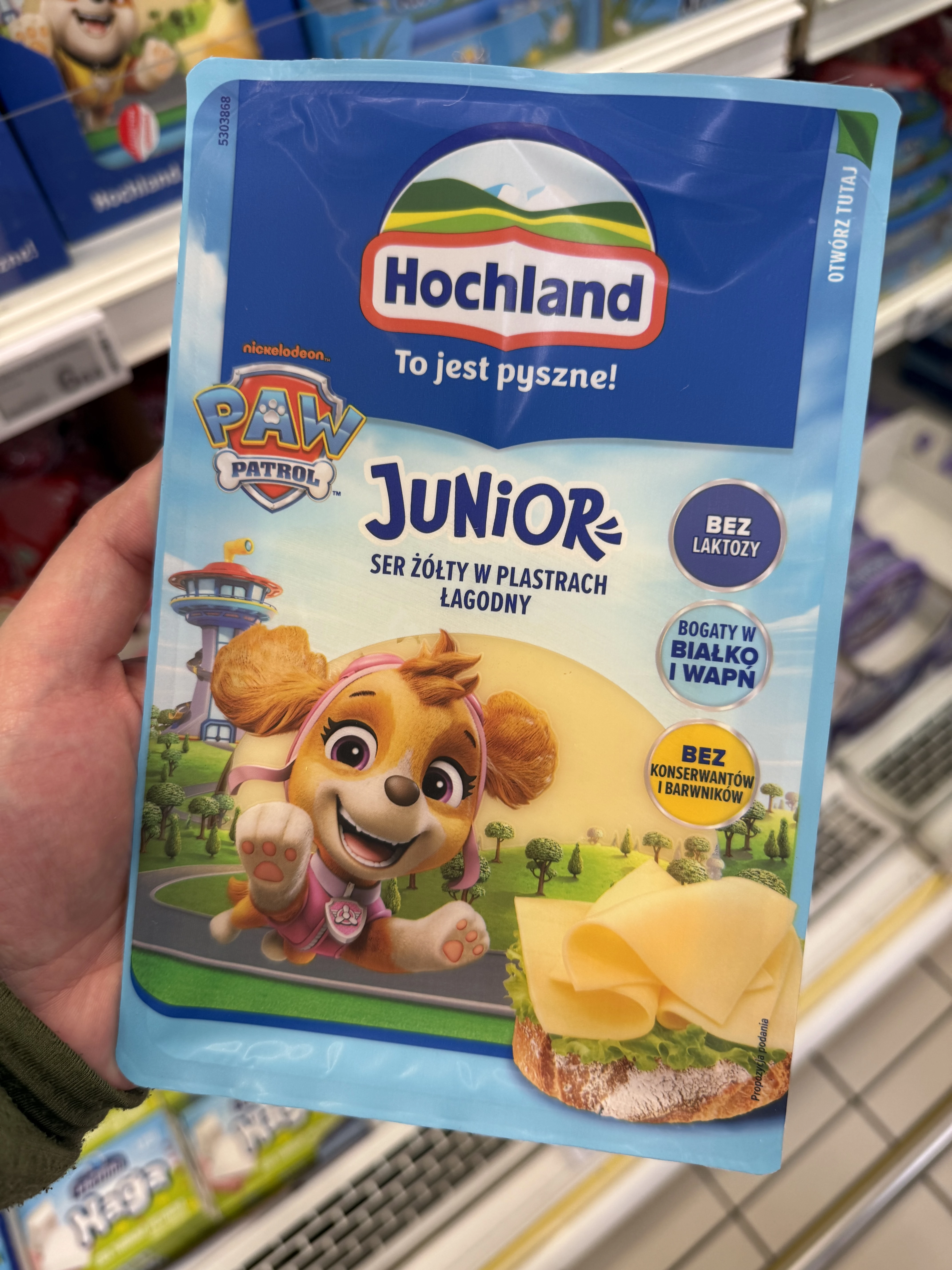 Hochland Junior Psi Patrol ser łagodny | 135g