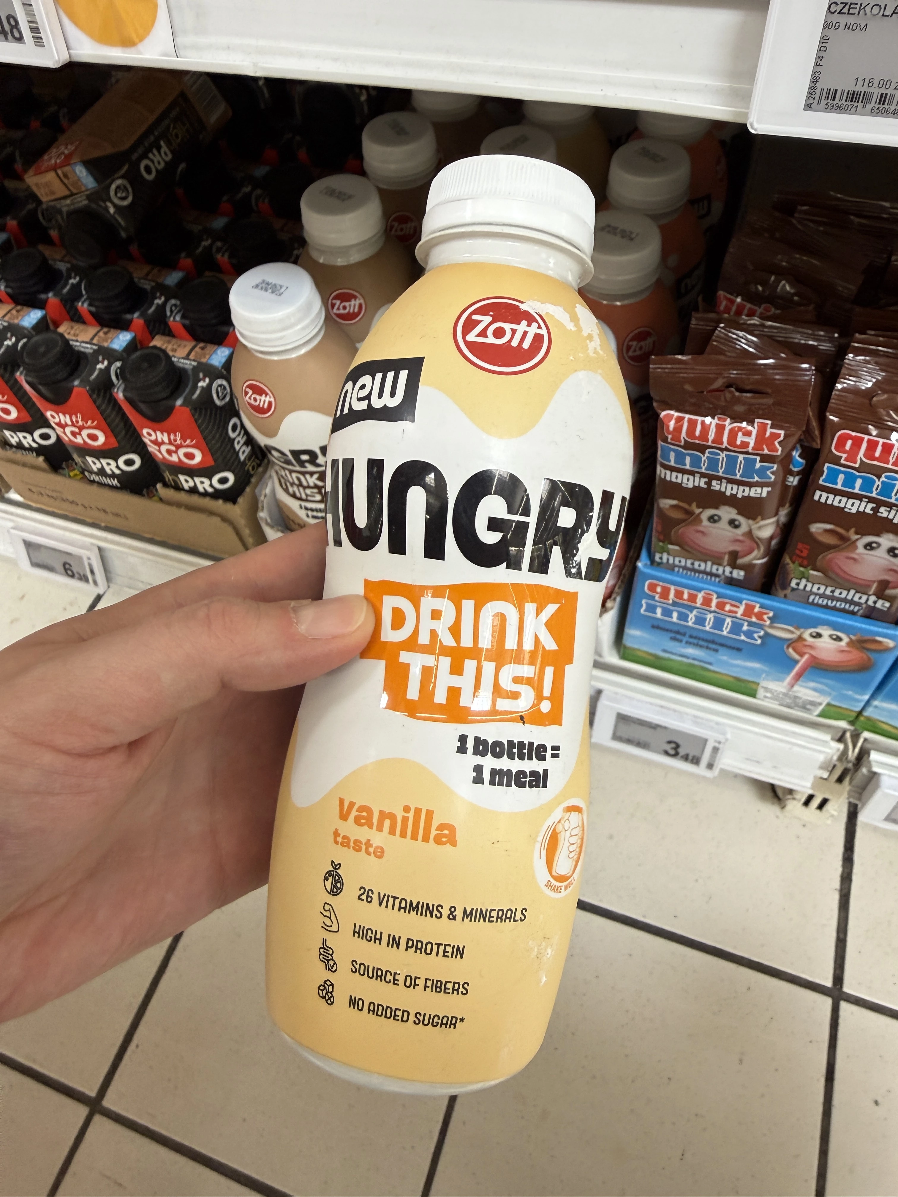 Zott Hungry? Drink This! Vanilla | 500ml