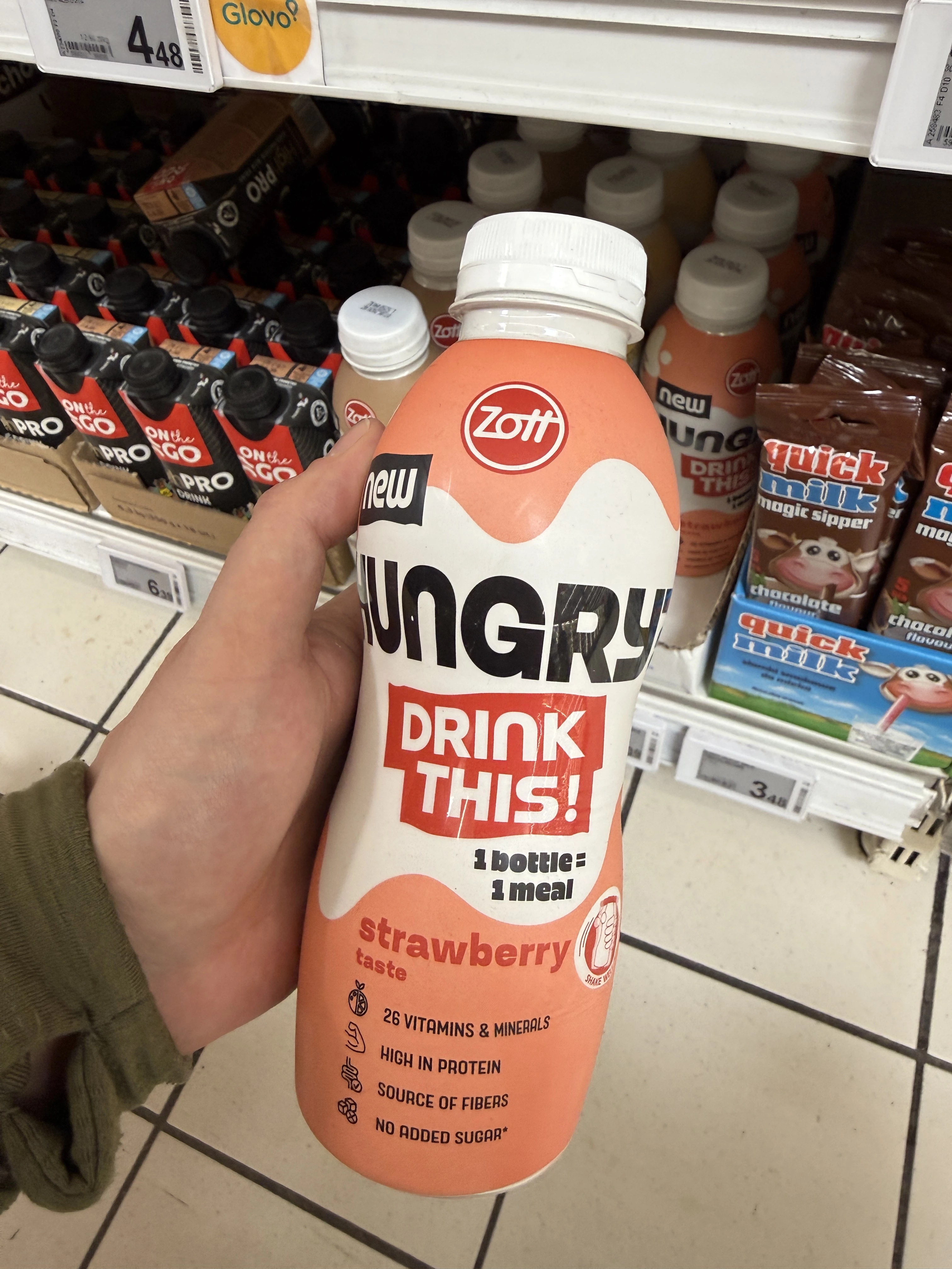 Zott Hungry? Drink This! Strawberry | 500ml
